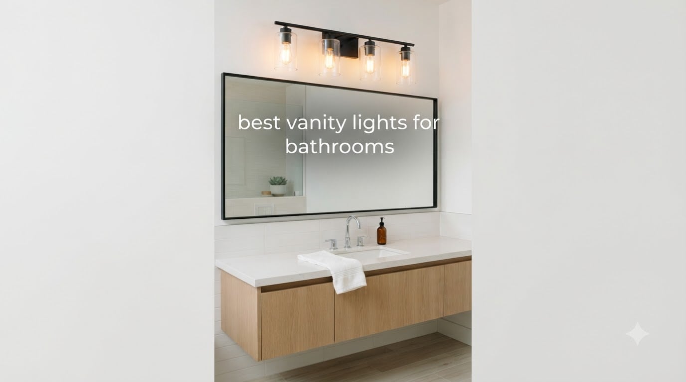 best vanity lights for bathrooms