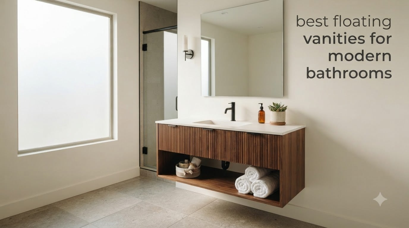 best floating vanities for modern bathrooms