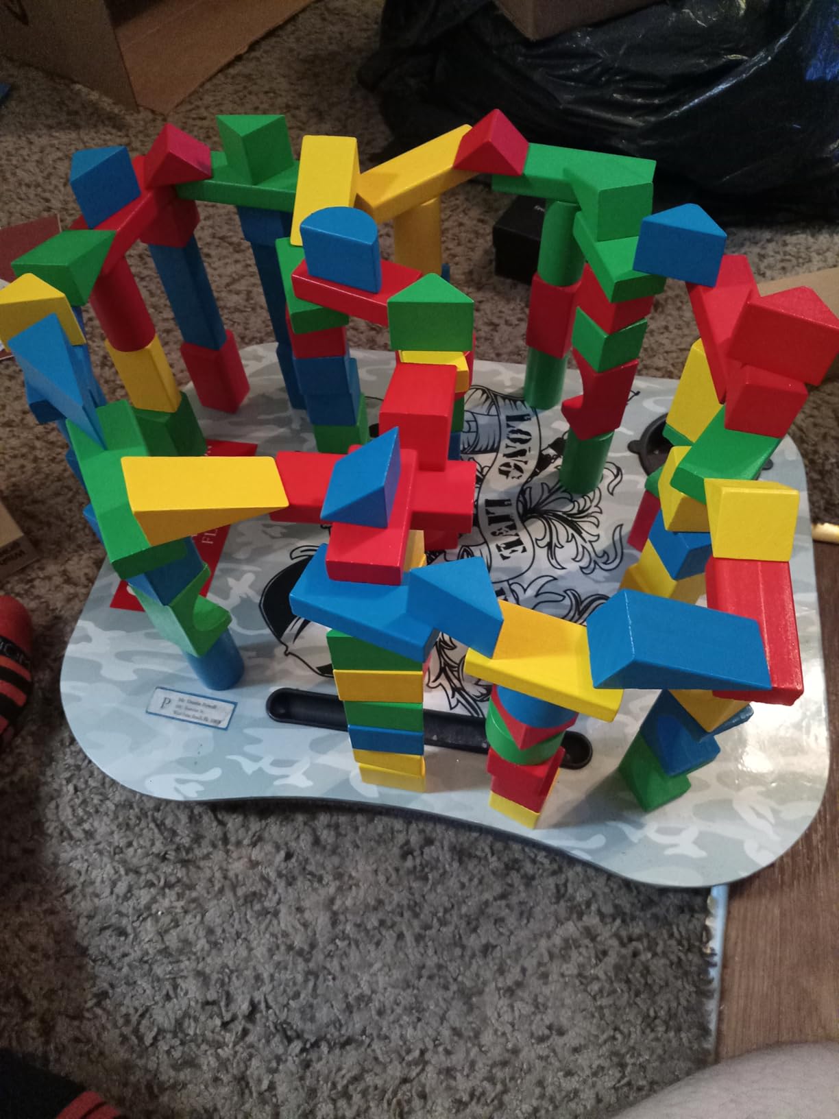 Melissa & Doug 100 Wooden Building Blocks with Storage Box customer photo 1
