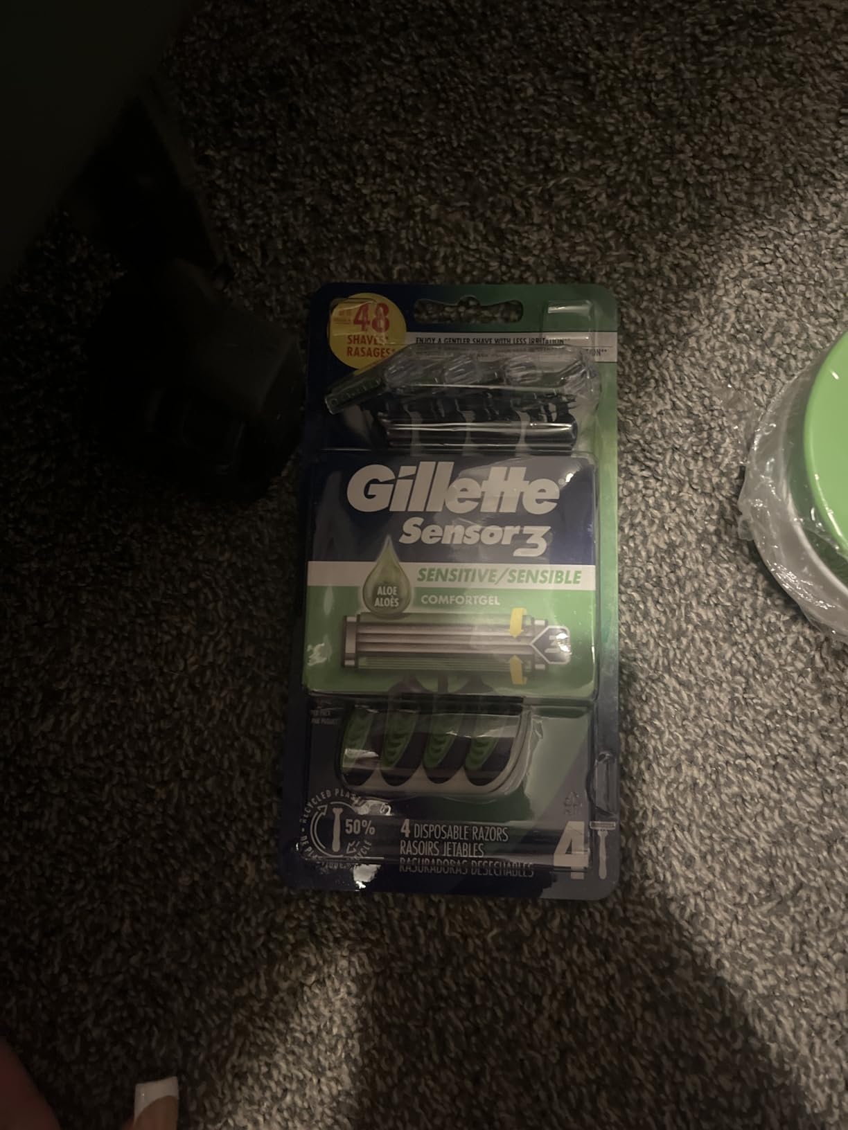 Gillette Sensor3 Sensitive Men's Disposable Razor, 4 Razors customer photo 1