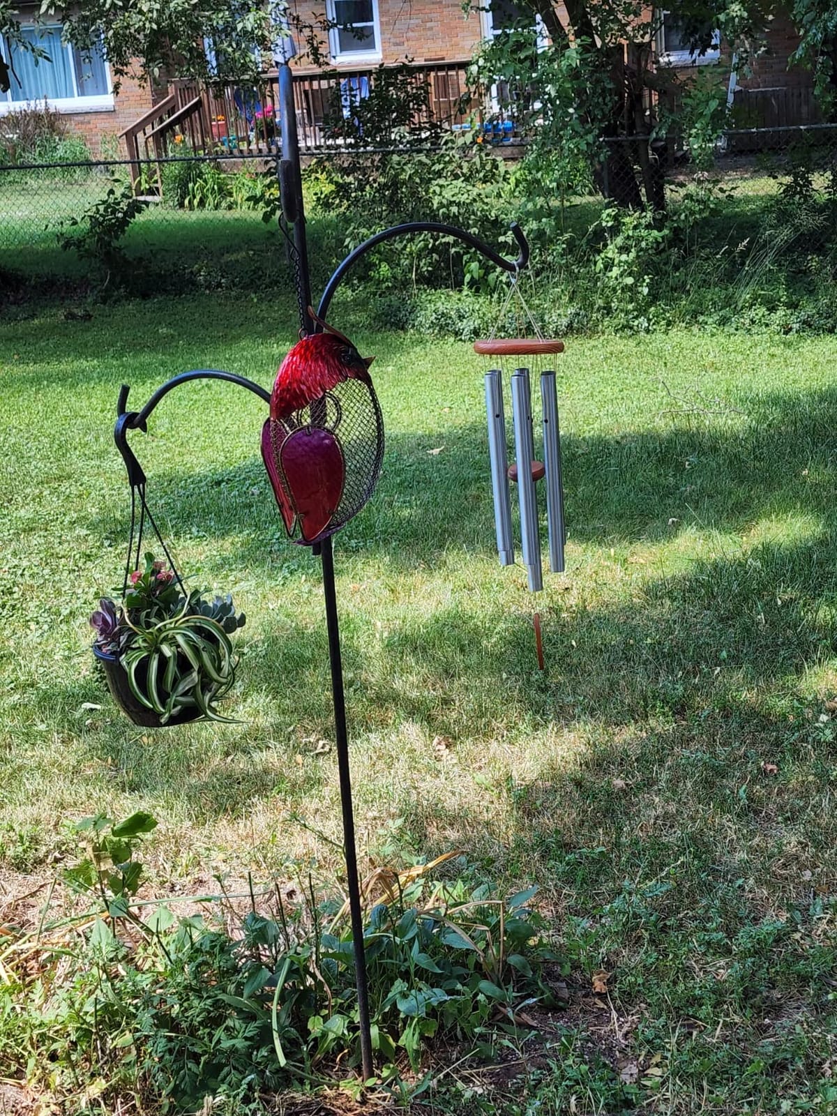 Woodstock Wind Chimes Original Amazing Grace Chime, Memorial Chimes for Outside, Outdoor Decor for Patio, Porch, Garden, Sympathy Chime, Silver, 24