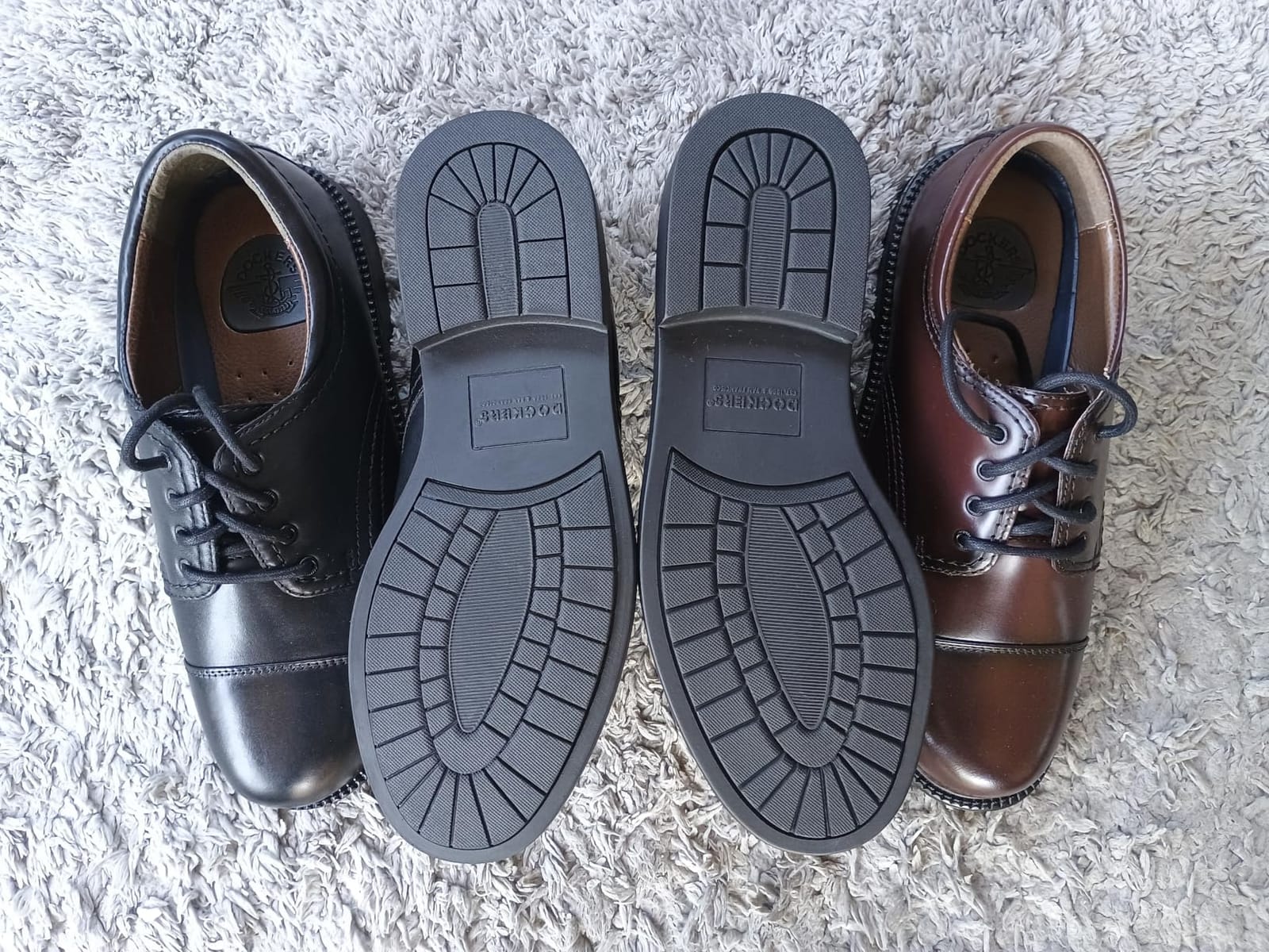 DOCKERS Gordon Leather Dress Shoes for Men Casual Cap Toe Mens Oxford Shoes customer photo 2