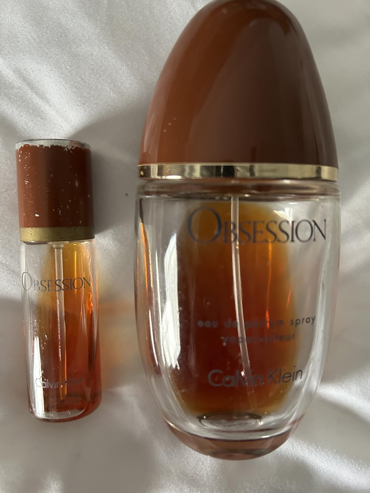 Calvin Klein Obsession Eau de Parfum – Ambery Women's Perfume – With Notes of Mandarin, Bergamot, Jasmine & Patchouli – Long Lasting Fragrance customer photo 1