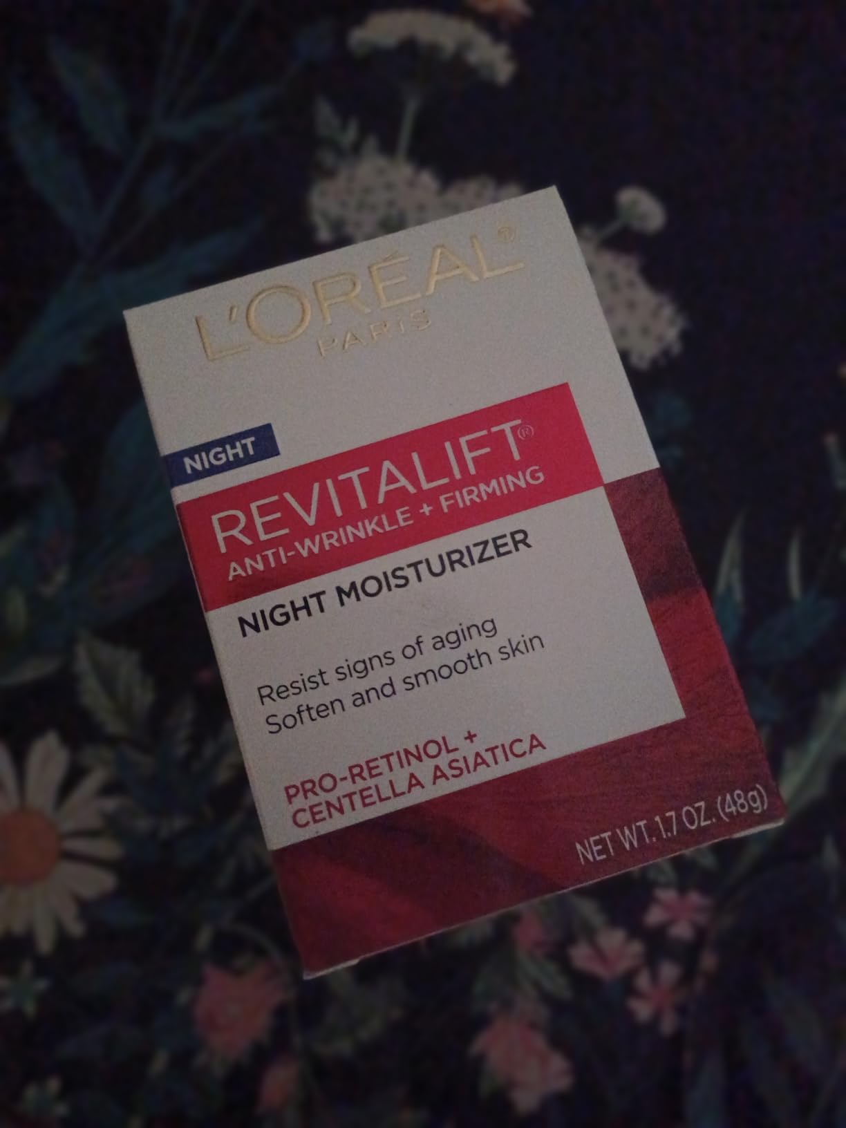 L'Oreal Paris RevitaLift Anti-Wrinkle Firming Night Cream, 1.7 Ounces Single pack customer photo 1