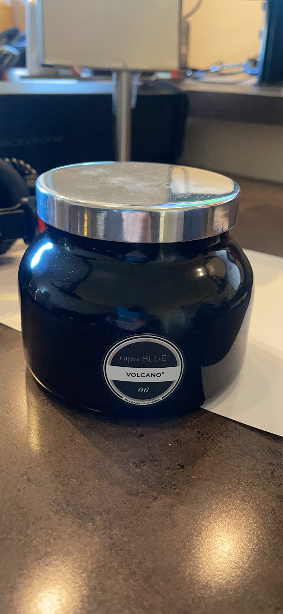 Capri Blue Volcano Scented Candles - Luxury Glass Jar Candles for Home Scented with Tropical Fruit & Sugared Citrus - Soy Wax Blend - Blue Color (19 oz) customer photo 1