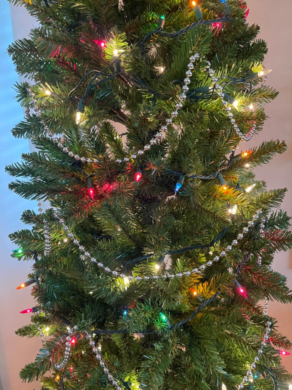 National Tree Company 7ft Unlit Kingswood Fir Slim Christmas Tree customer photo 1