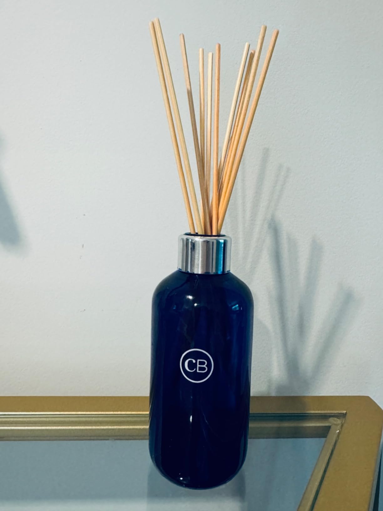 Capri Blue Volcano Reed Diffuser Set - Includes Reed Diffuser Sticks, Fragrance Oil, and Glass Bottle - Luxury Scented Room Fresheners - Cobalt Blue (8 fl oz) customer photo 2