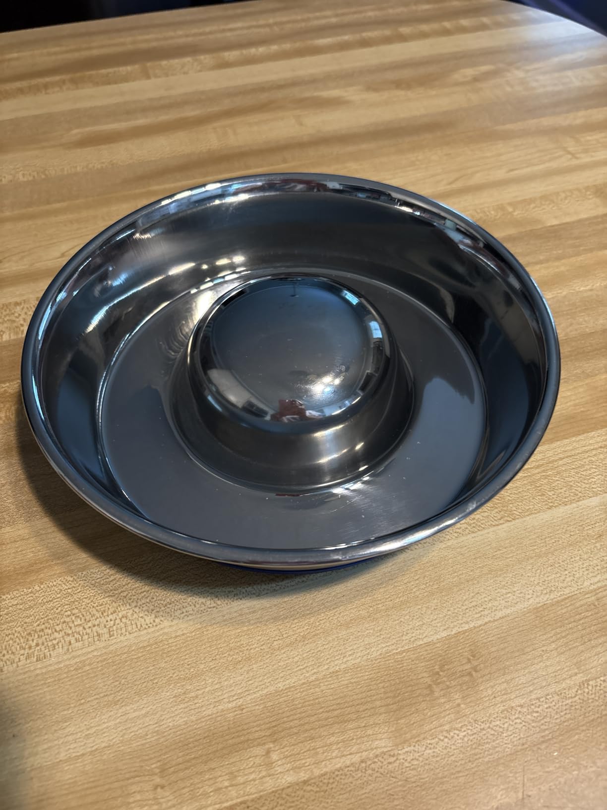 OurPets DuraPet Slow Feed Premium Stainless Steel Bowl (Heavyweight Durable Stainless Steel Bowls, Dog Food Bowl, and Dog Water Bowl) Great Alternative to Snuffle Mat for Dogs-Medium customer photo 2