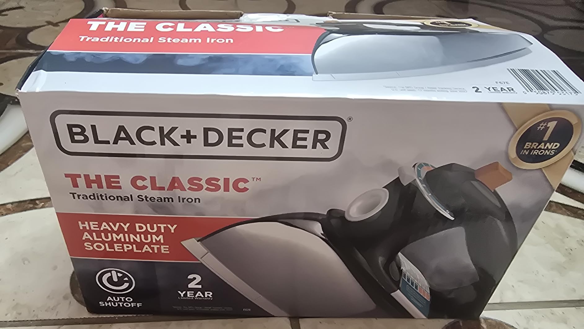 BLACK+DECKER Classic Steam Iron with Aluminum Soleplate customer photo 2
