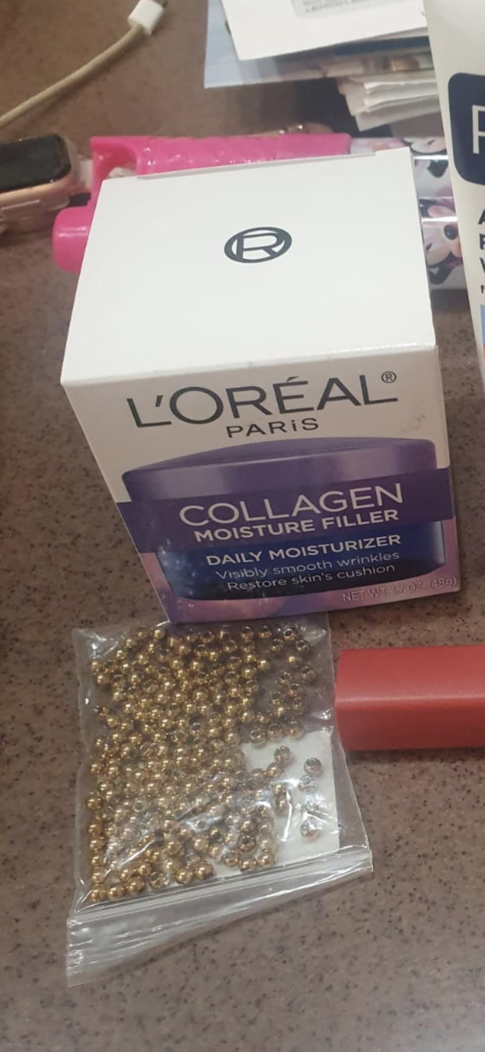 L’Oreal Paris Collagen Daily Face Moisturizer, Anti Aging Face Cream to Reduce Wrinkles and Provide Intense Hydration, 1.7 oz customer photo 2
