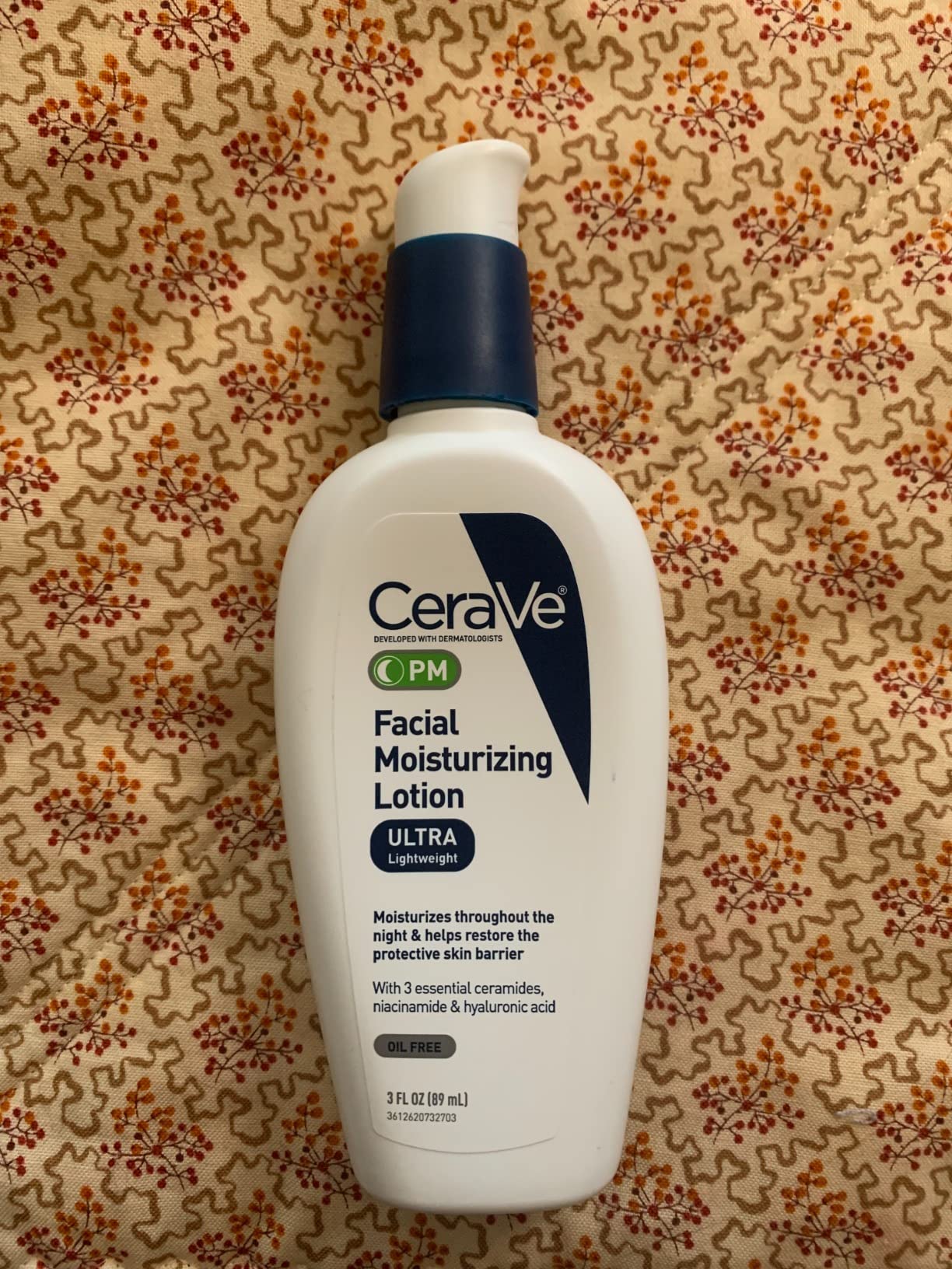 CeraVe PM Daily Facial Moisturizer, Skin Care for Dry Skin, Oil-Free, 3oz customer photo 2