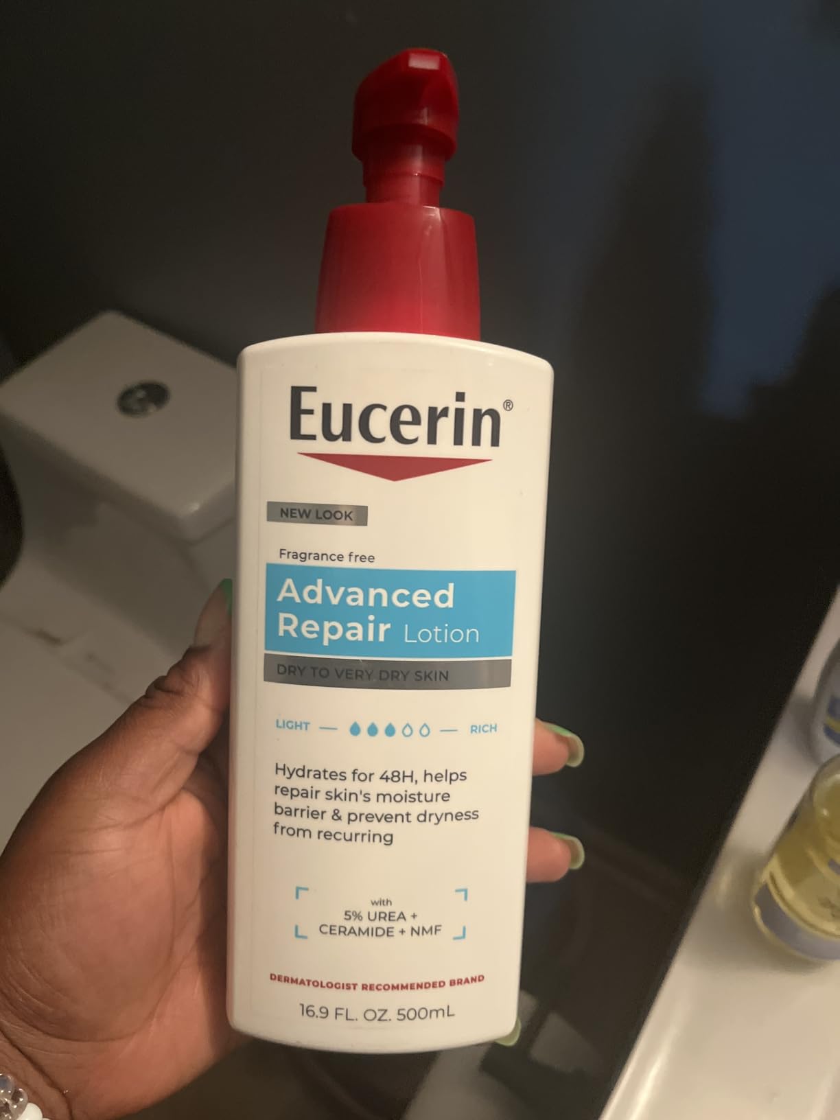 Eucerin Advanced Repair Lotion, Urea Enriched, 16.9 FL OZ customer photo 1