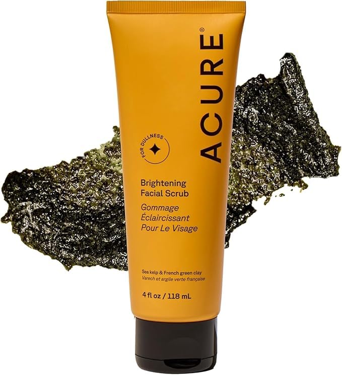 Acure Brightening Facial Scrub - Exfoliating Face Wash - 4 fl oz customer photo 2