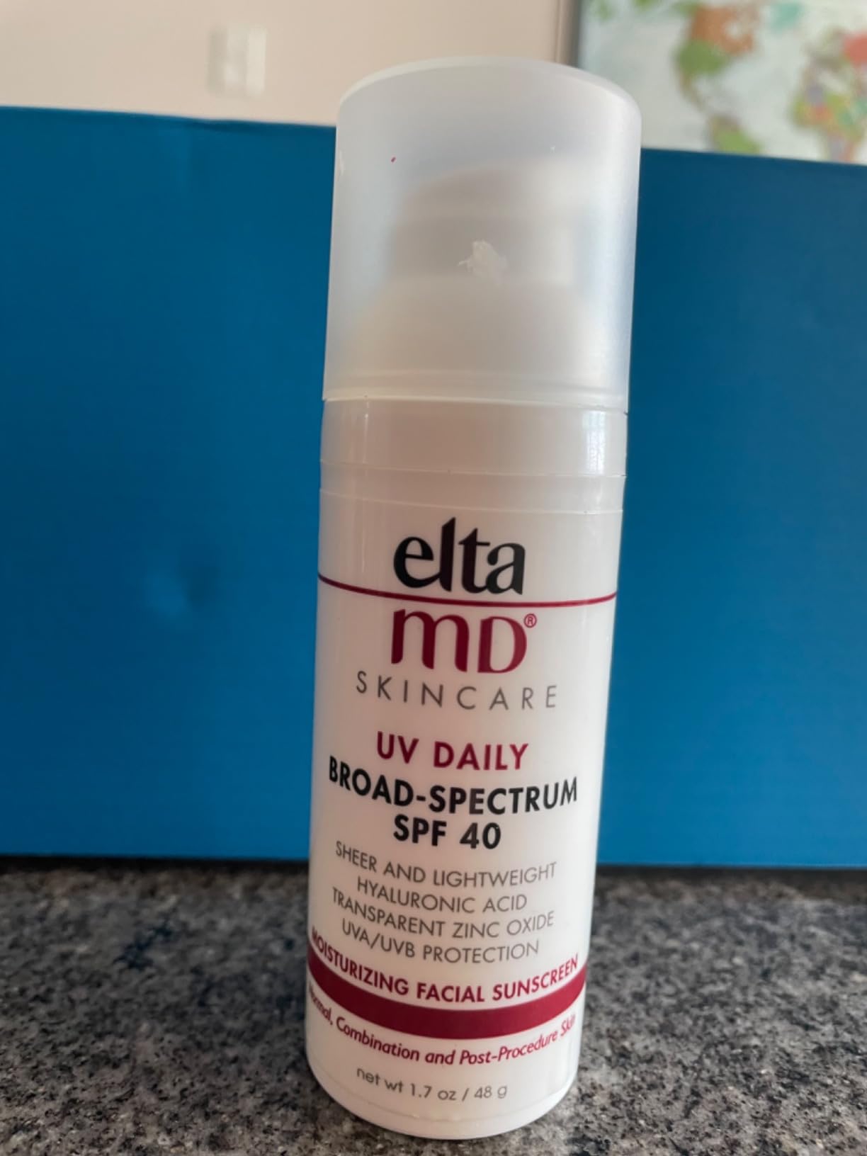 EltaMD UV Daily Face Sunscreen Moisturizer, Zinc Oxide, SPF 40 and SPF 50 customer photo 2