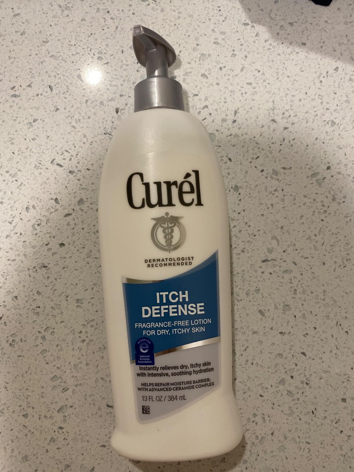 Curel Itch Defense Ceramide Body Lotion for Dry Sensitive Skin, 20 fl oz customer photo 1