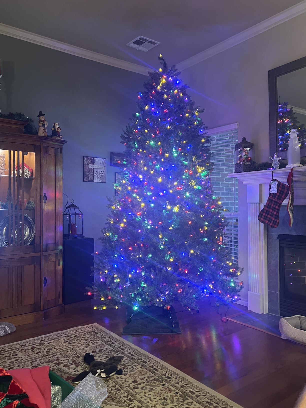 National Tree Company 7.5ft Pre-Lit Dunhill Fir Artificial Christmas Tree customer photo 1