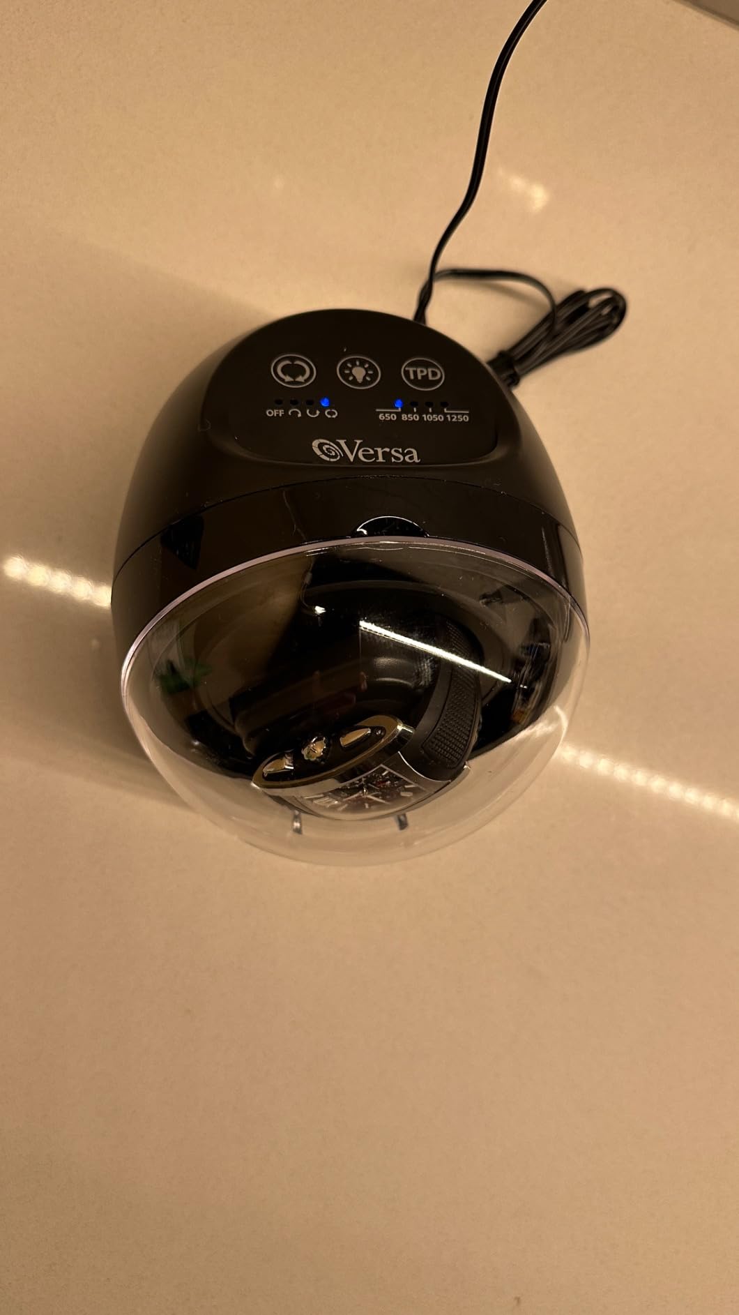 Versa Watch Winder for Automatic Watches - Direct Drive Motor, Touch Button Settings, 12 Settings, Display Light, Adjustable Pillow, Compact Design - Single Watch Winder for Rolexes customer photo 2