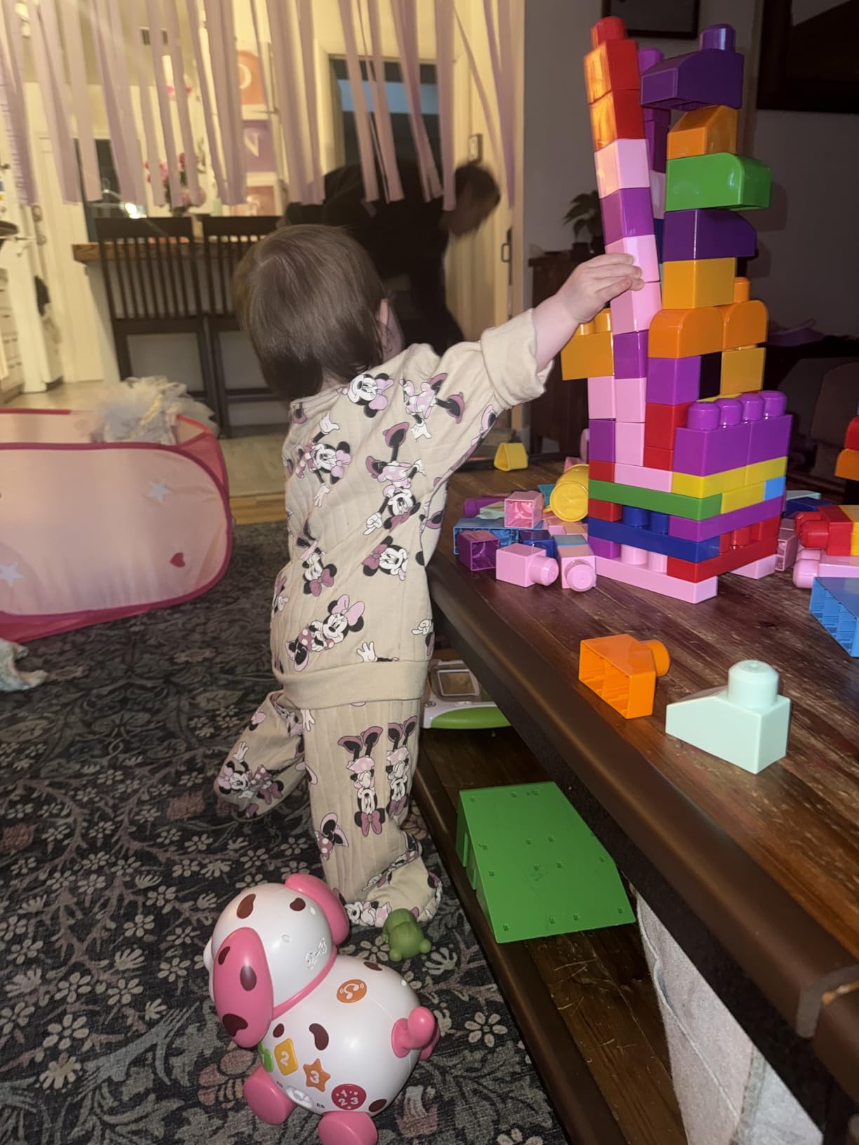 MEGA BLOKS First Builders Toddler Blocks Toys Set, Big Building Bag with 80 Pieces and Storage, Blue, Ages 1+ Years customer photo 1