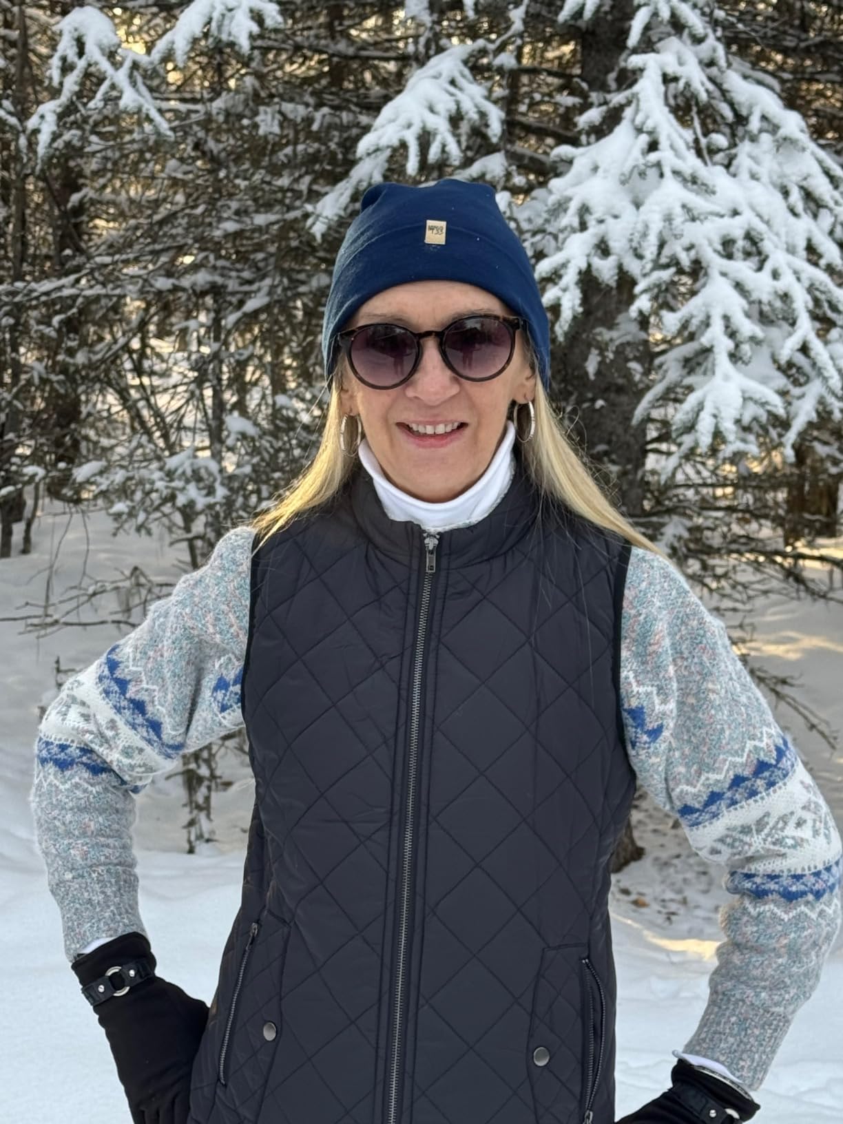 100% Merino Wool Cuff Beanie - Warm Winter Hat - Novelty Beanie - Toque customer photo 2