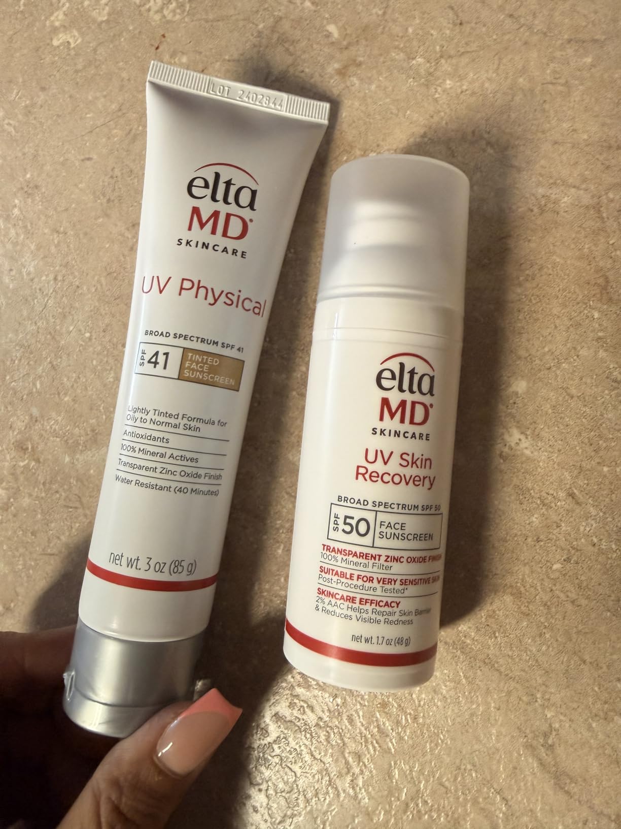 EltaMD UV Physical Tinted 100% Mineral Face Sunscreen, SPF 40 and 41 customer photo 2