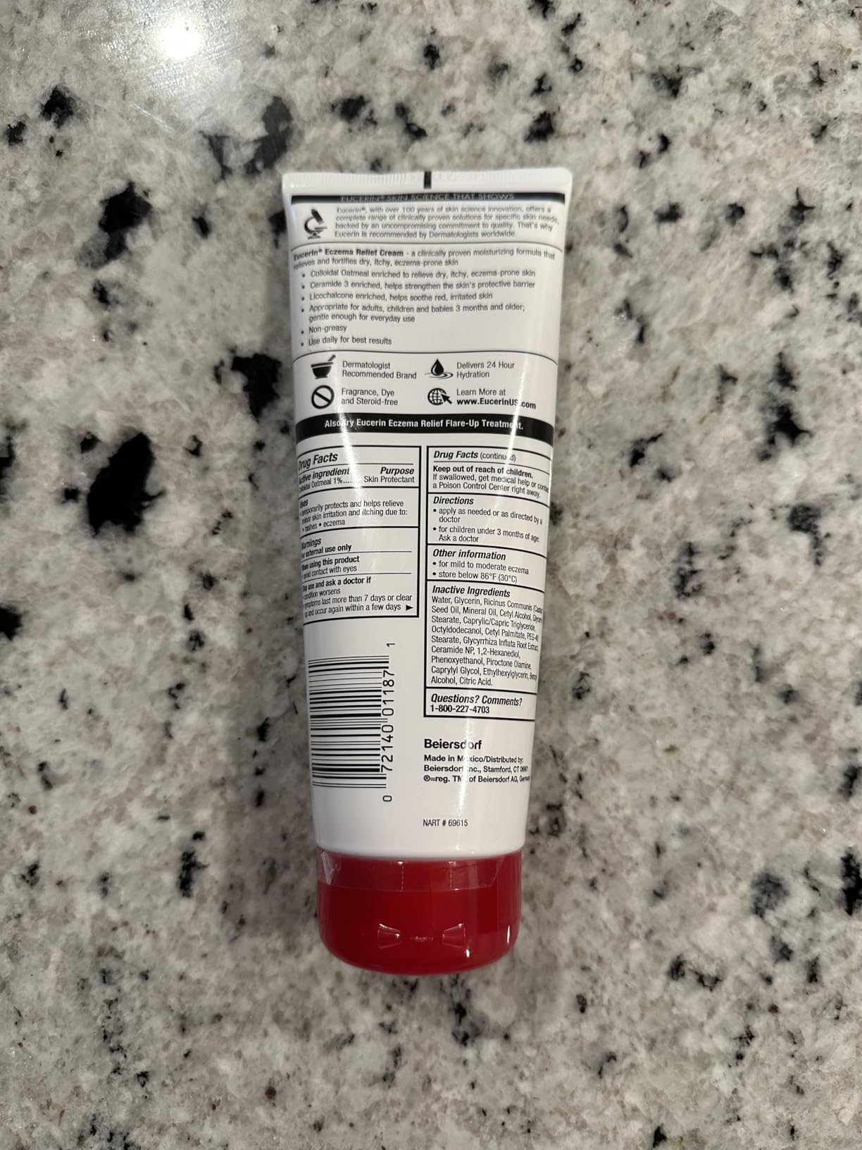 Eucerin Eczema Relief Body Cream with Colloidal Oatmeal, 8 OZ customer photo 2