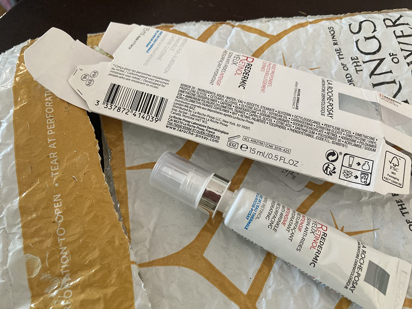La Roche-Posay Redermic R Retinol Eye Cream with Caffeine, 0.5oz customer photo 2