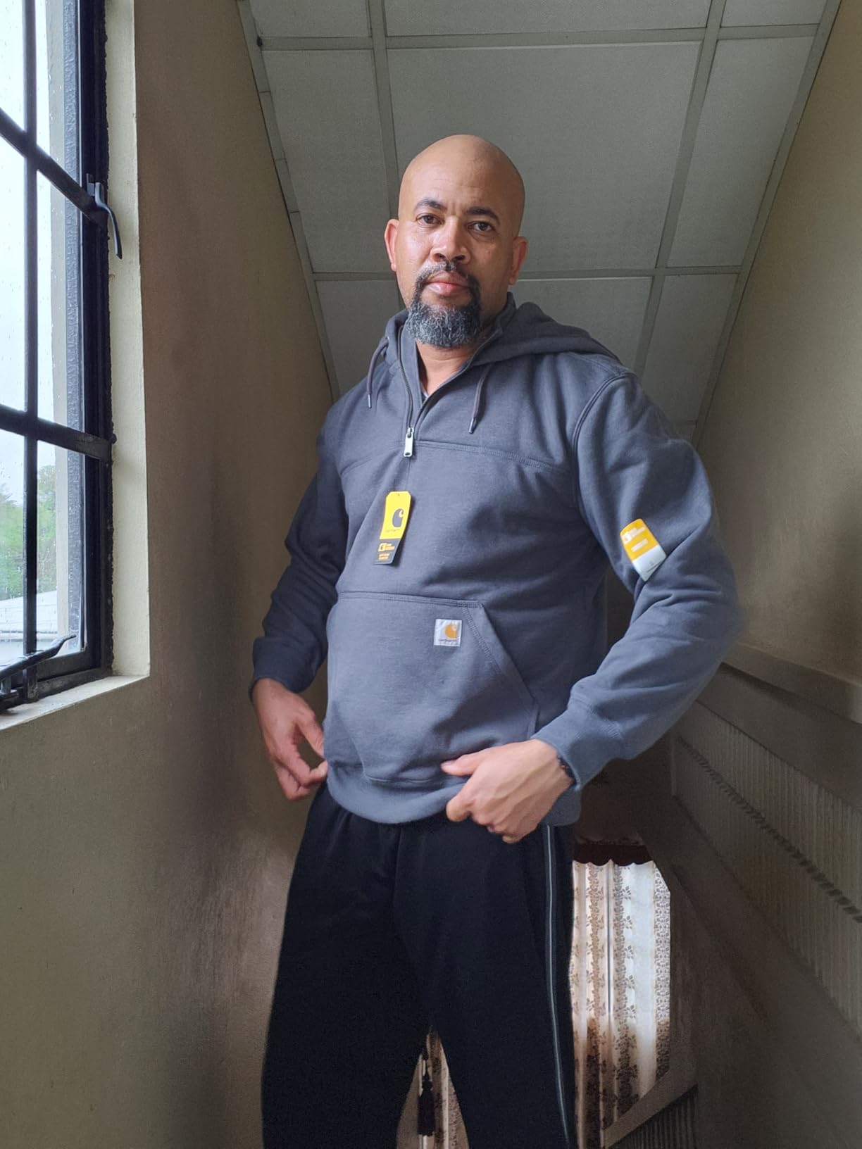 Carhartt Men's Paxton 1/4-Zip Sweatshirt customer photo 2