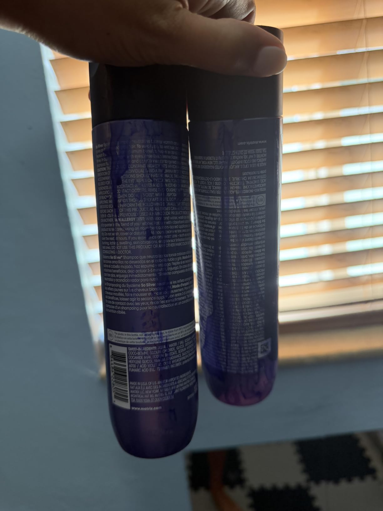 Matrix So Silver Purple Shampoo – For Blonde & Grey Hair customer photo 1