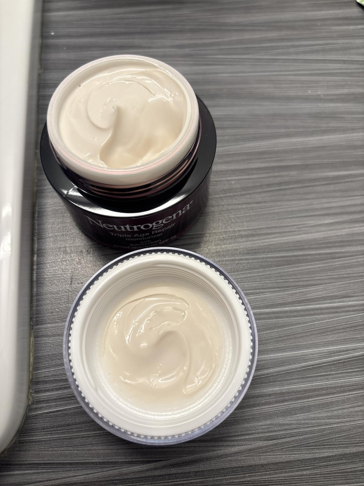 Neutrogena Triple Age Repair Face Moisturizer, SPF 25, 1.7 fl. oz customer photo 2