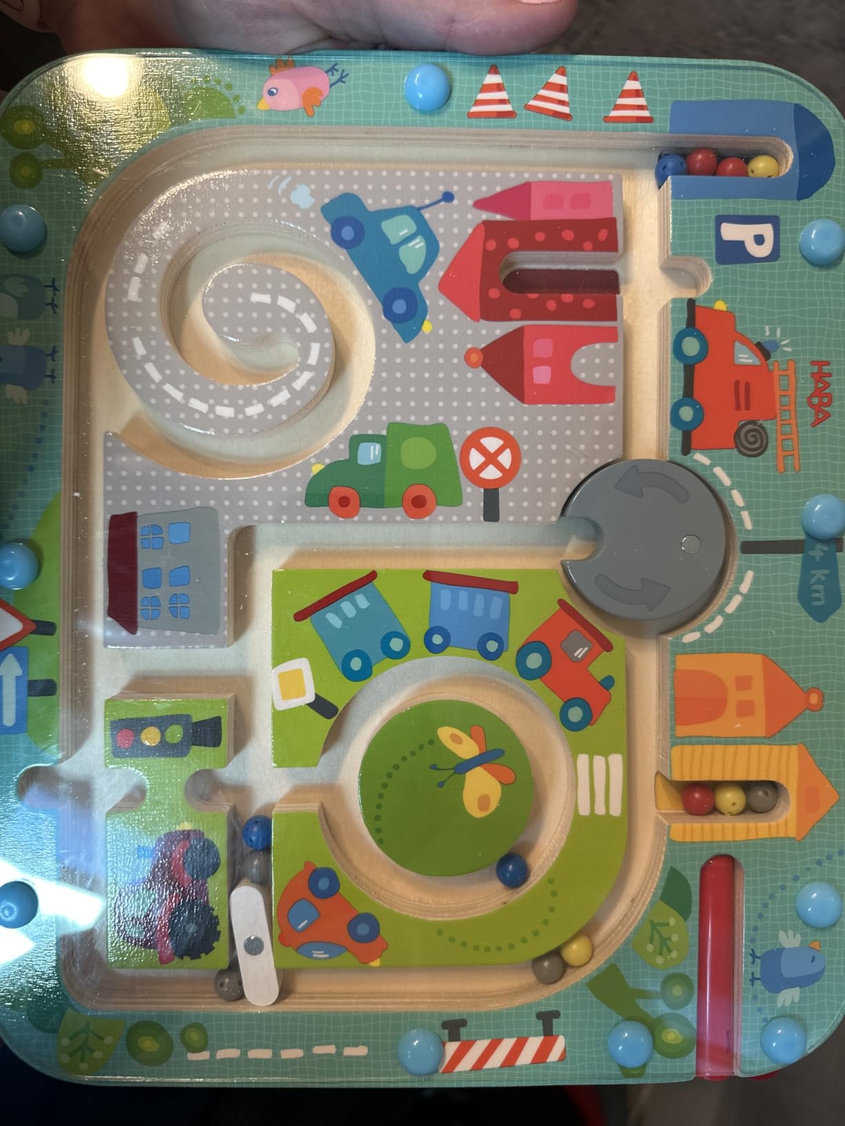 HABA Town Maze Magnetic Busy Board & Travel Toy for Toddlers Ages 2 & Up customer photo 1