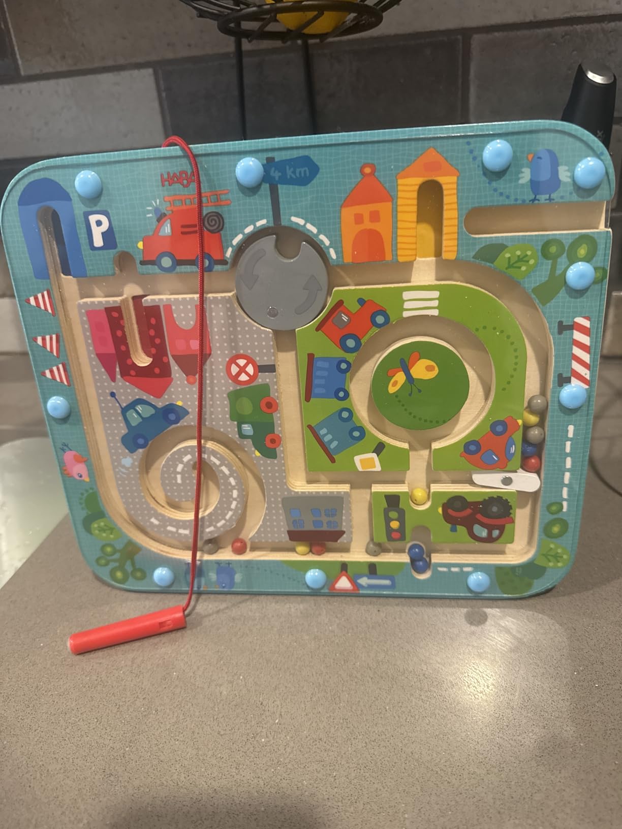HABA Town Maze Magnetic Busy Board & Travel Toy for Toddlers Ages 2 & Up customer photo 2