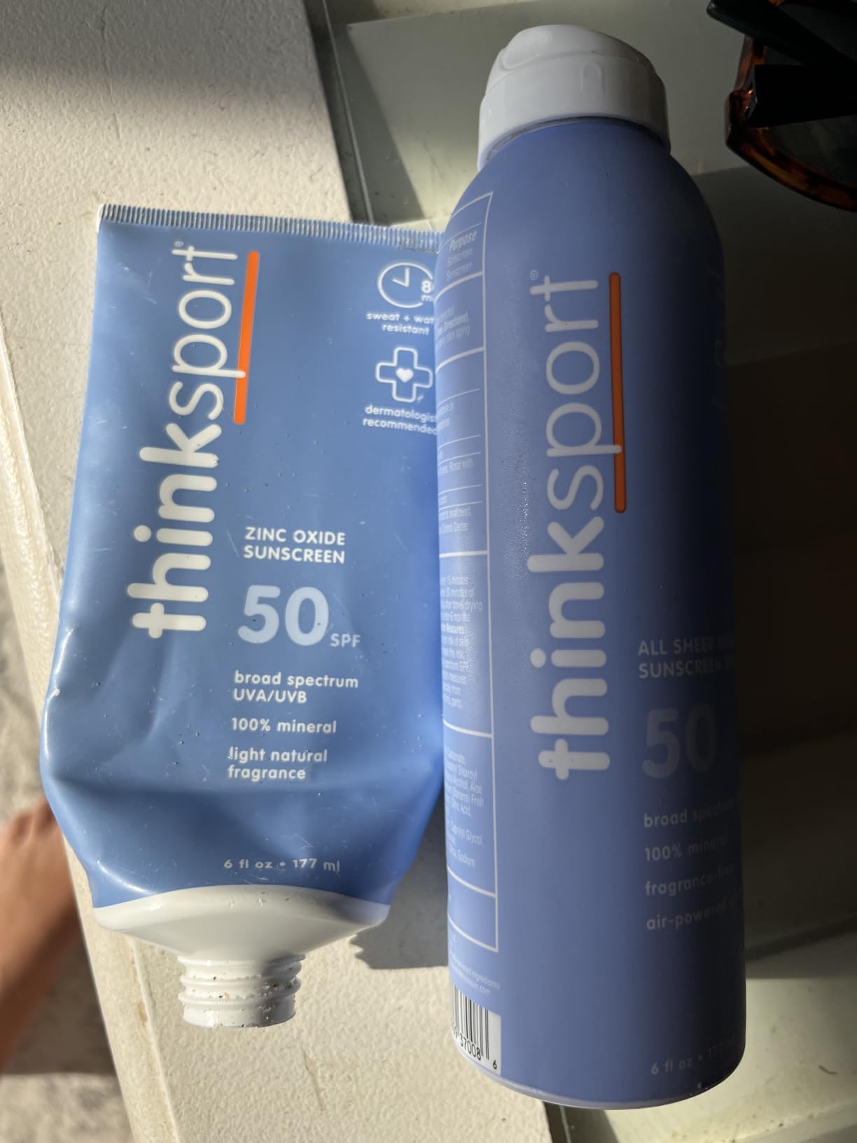 Thinksport Mineral Sunscreen SPF 50+ Zinc Oxide, Water Resistant, 6 Fl Oz customer photo 1