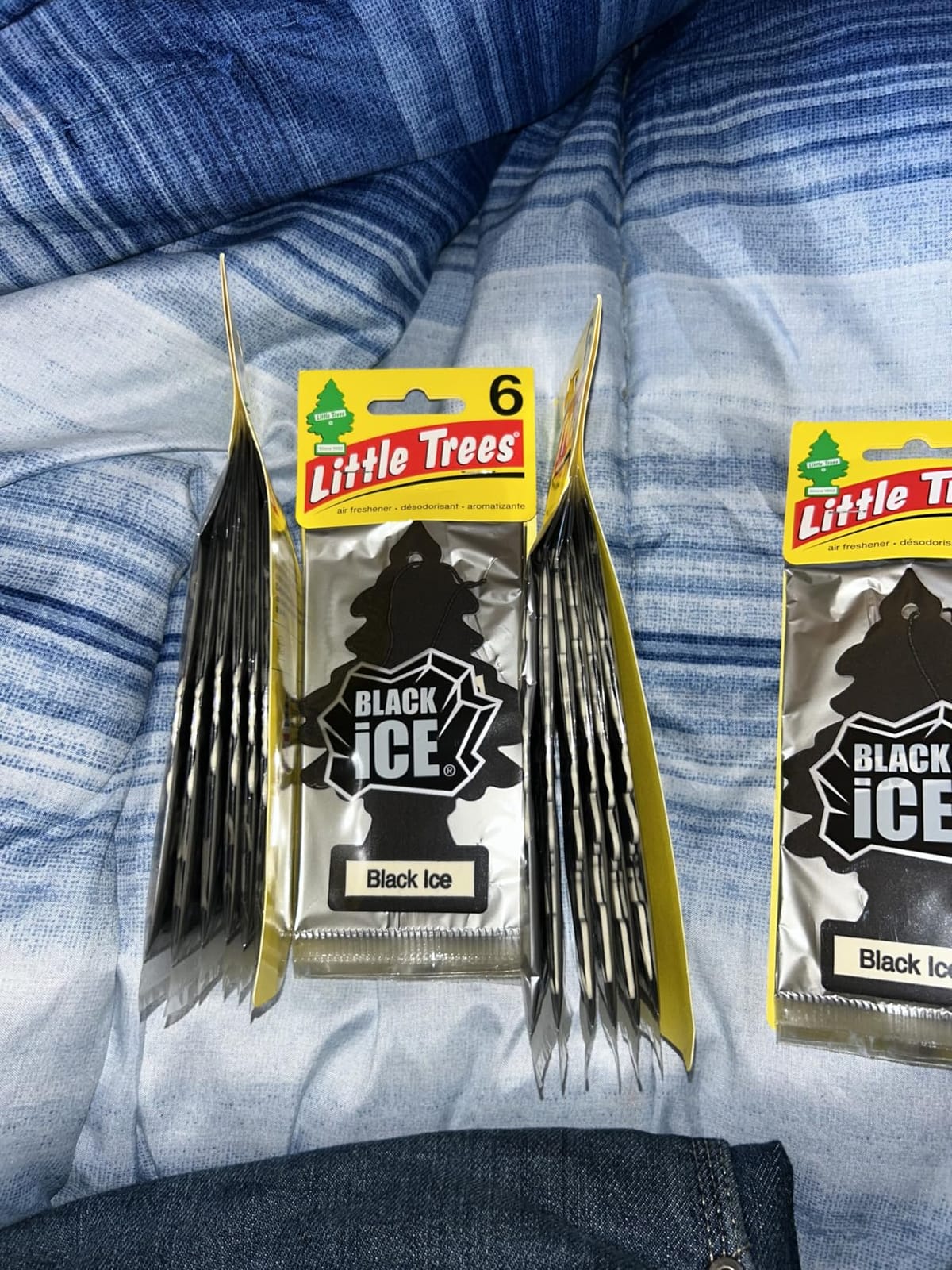 LITTLE TREES Car Air Freshener | Hanging Tree Provides Long Lasting Scent for Auto and Home | Black Ice, 24 Air Fresheners customer photo 2
