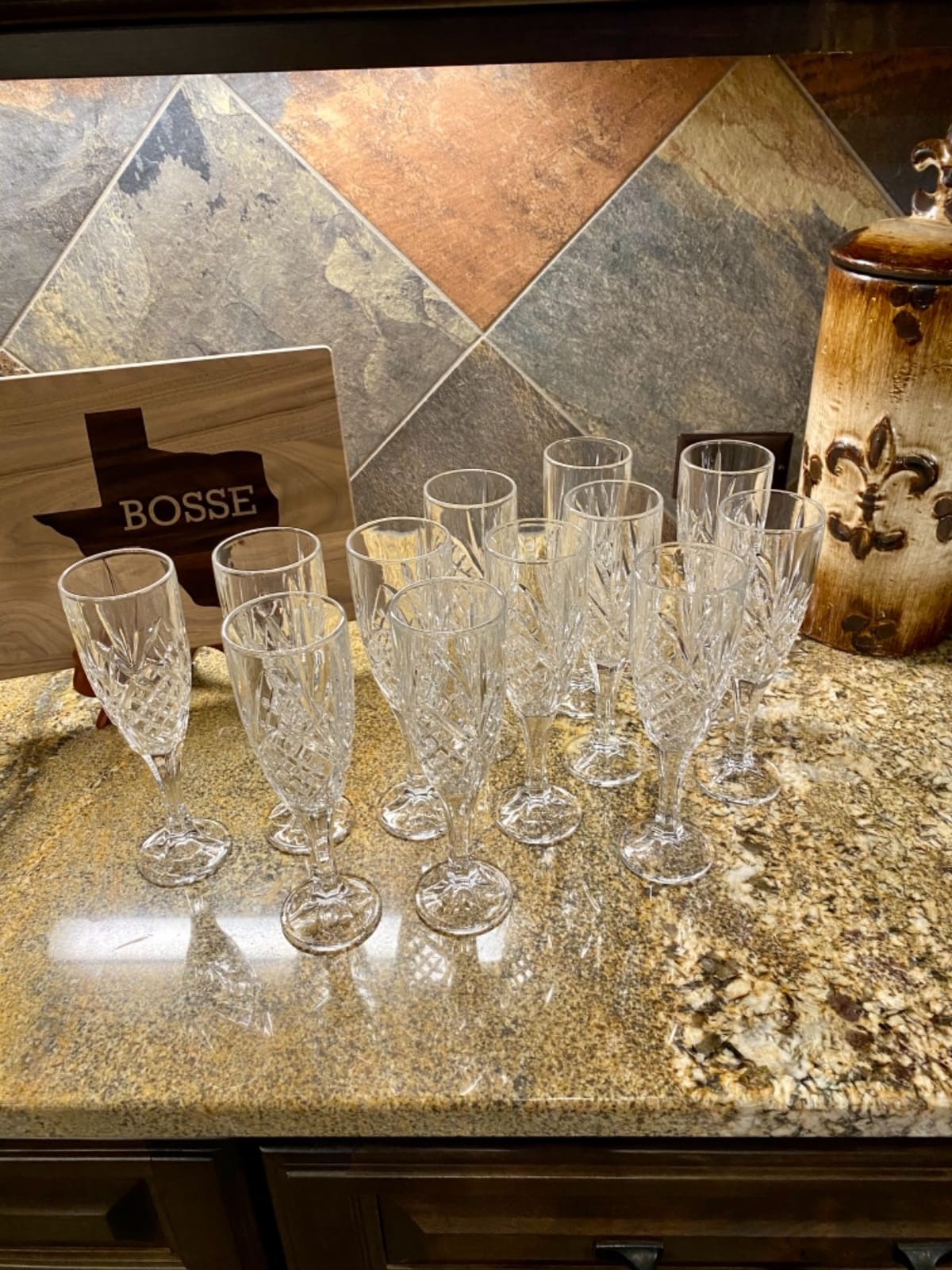 Godinger Crystal Glass Champagne Flutes, Set of 2, 6oz customer photo 1