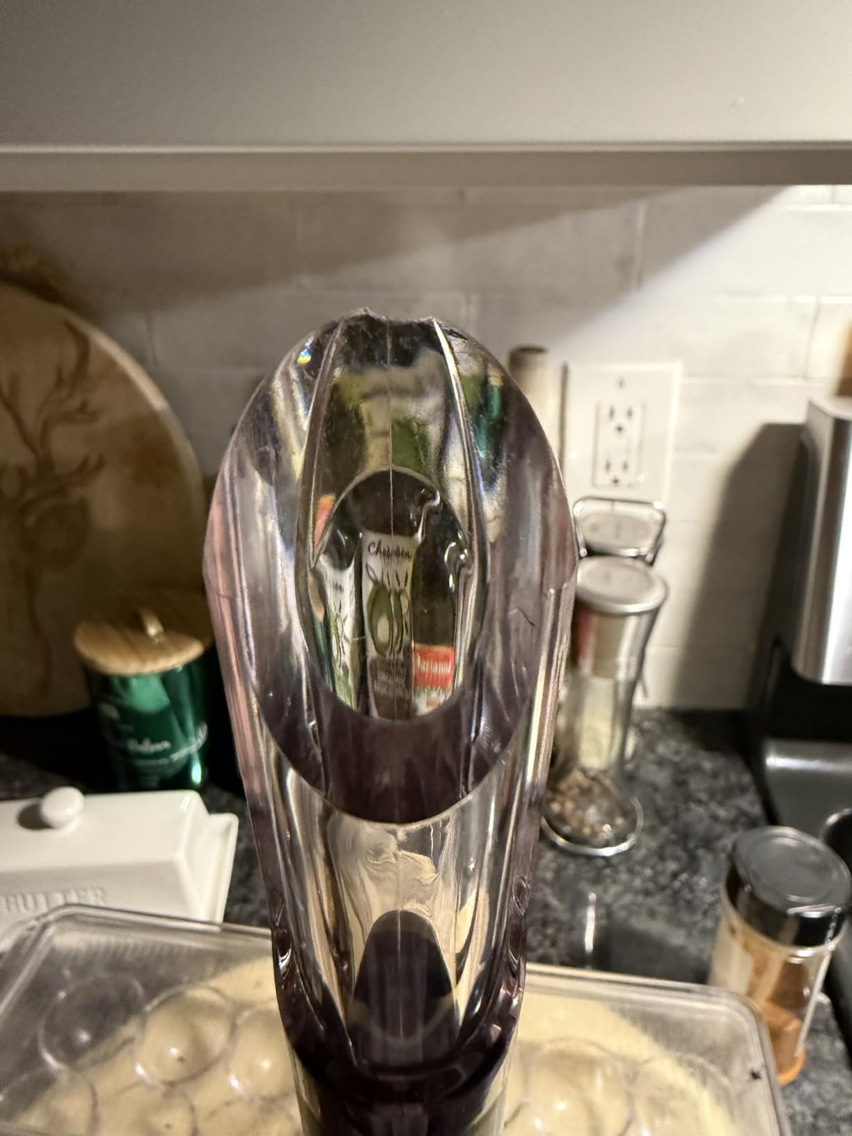 Rabbit Super Wine Aerator & Pourer (Stainless Steel/Black/Clear) customer photo 2