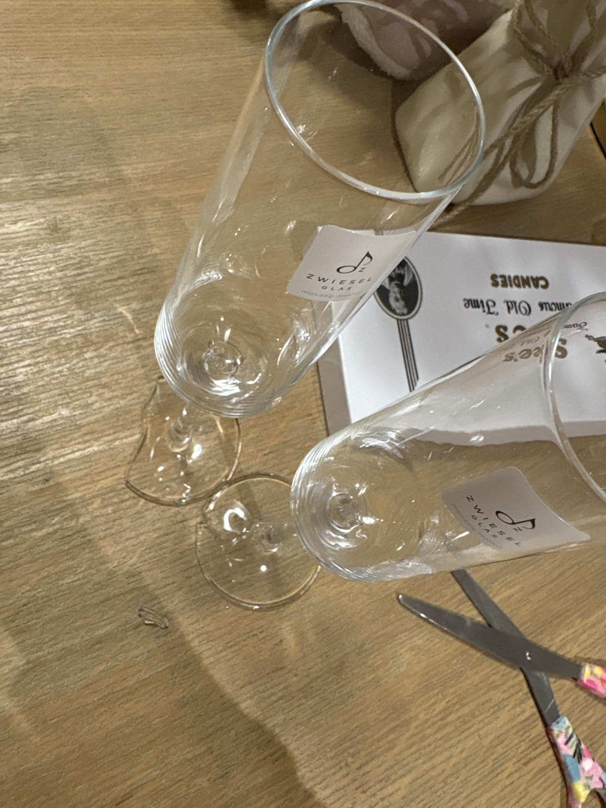 ZWIESEL GLAS Pure Champagne Glass (Set of 4), Champagne Flutes with Effervescent Point, Dishwasher-Safe Tritan Crystal Glasses, Made in Germany (7.1 Ounce) customer photo 1