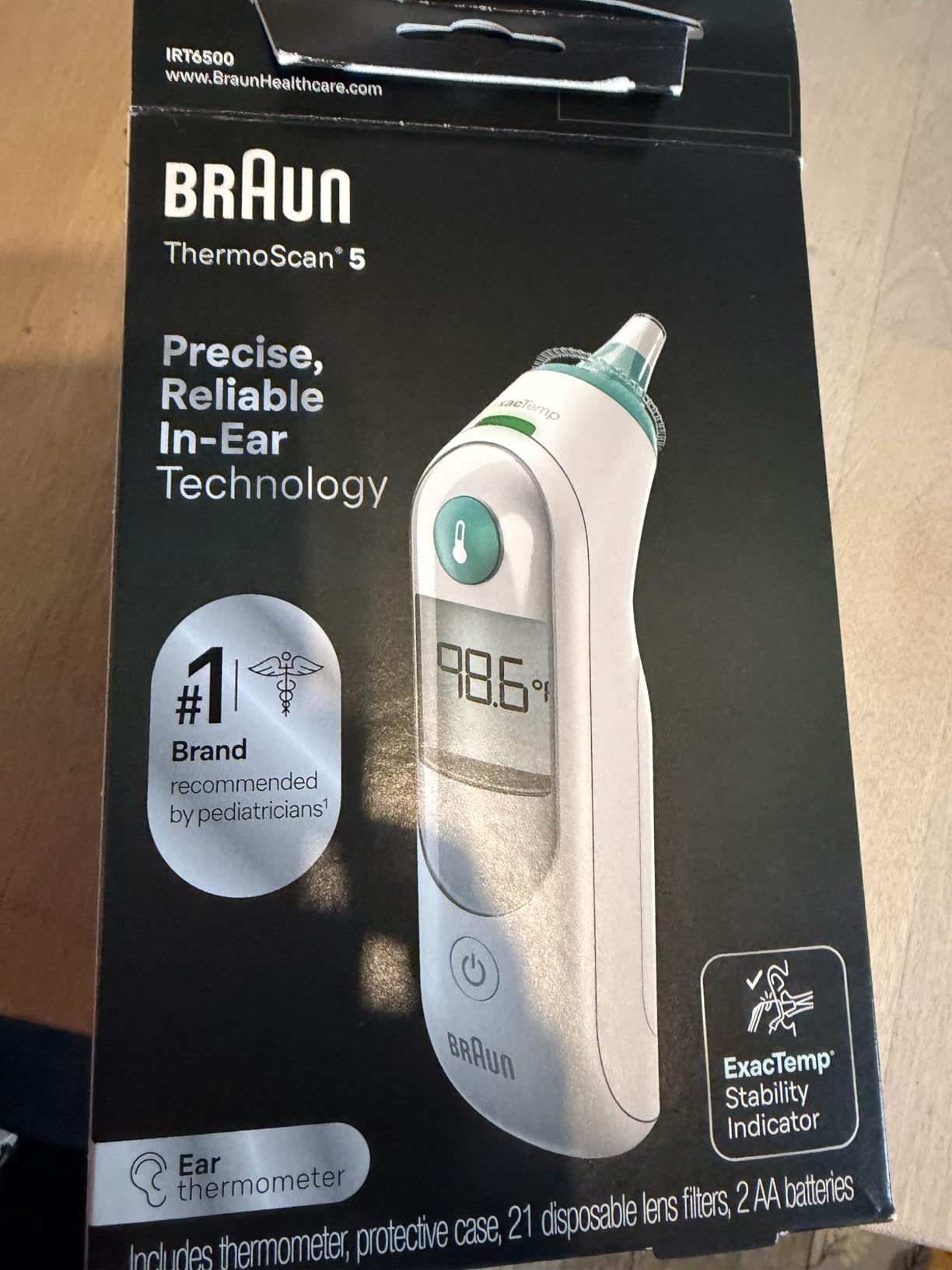 Braun ThermoScan 5 Digital Display Ear Thermometer customer photo 1