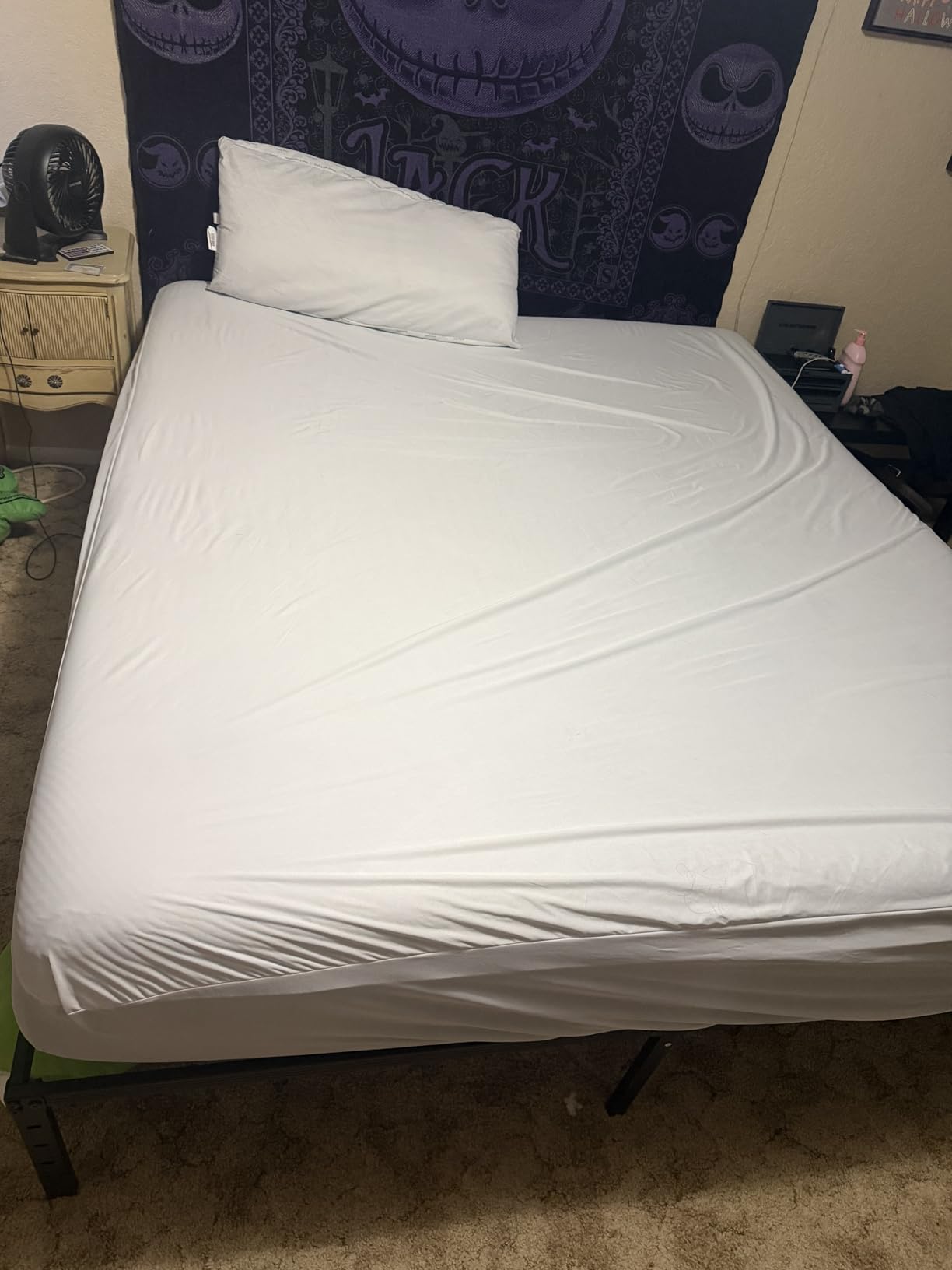 Linenspa Waterproof Mattress Protector — Breathable, Noiseless, Full customer photo 1