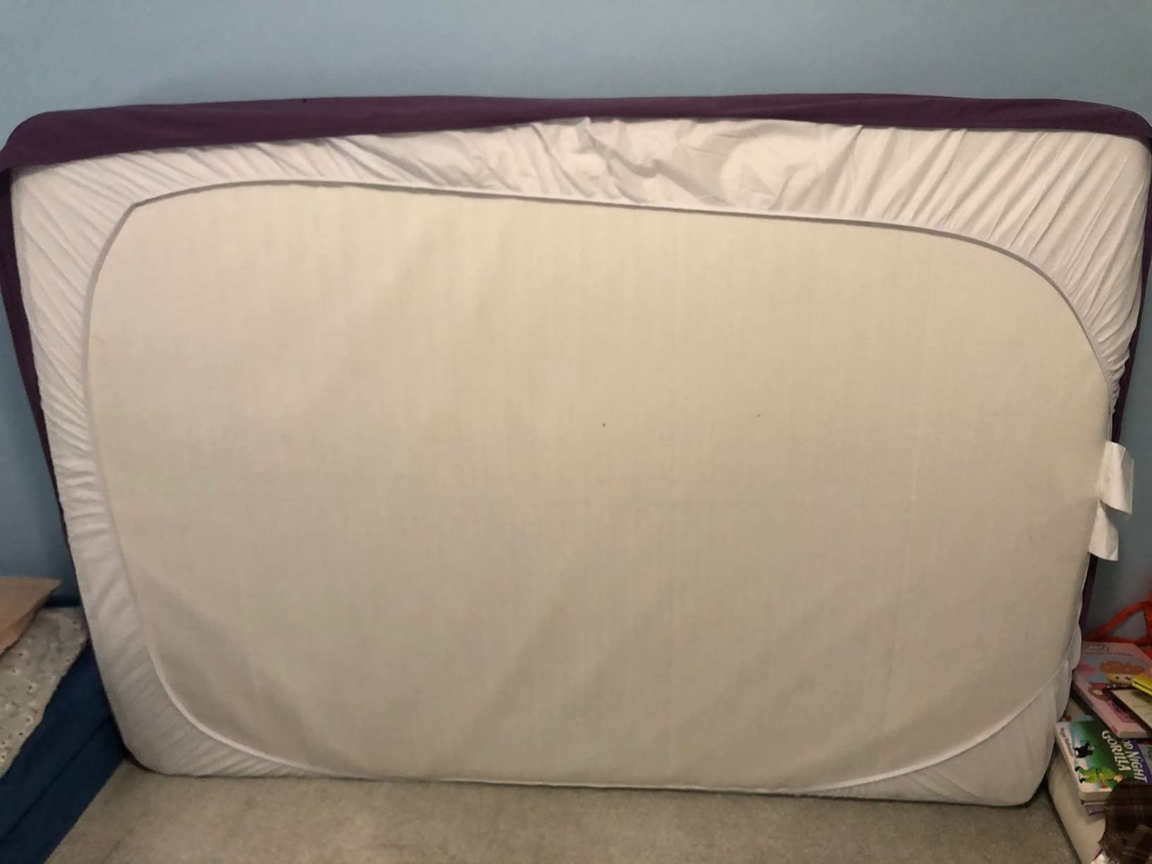 Linenspa Waterproof Mattress Protector, King Size – Fitted Sheet Style, Breathable, Machine Washable & Dryer Safe, White customer photo 2