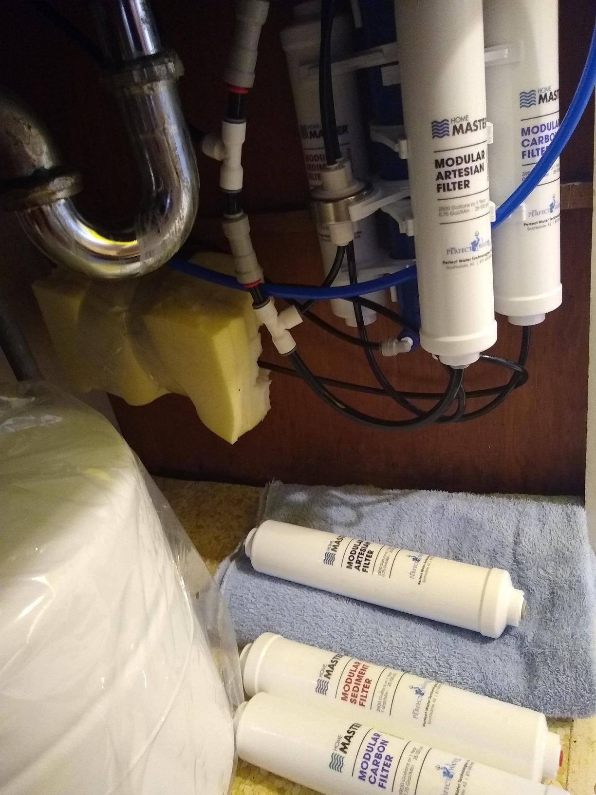 Home Master TMAFC-ERP Artesian Full Contact Reverse Osmosis System, 7-Stages, Patented 2-Pass Alkaline Remineralization, Fast 4.5s Fill Rate, 1:1 Waste Ratio, 8.5” Catalytic Carbon, 5-Yr Limited Parts customer photo 2