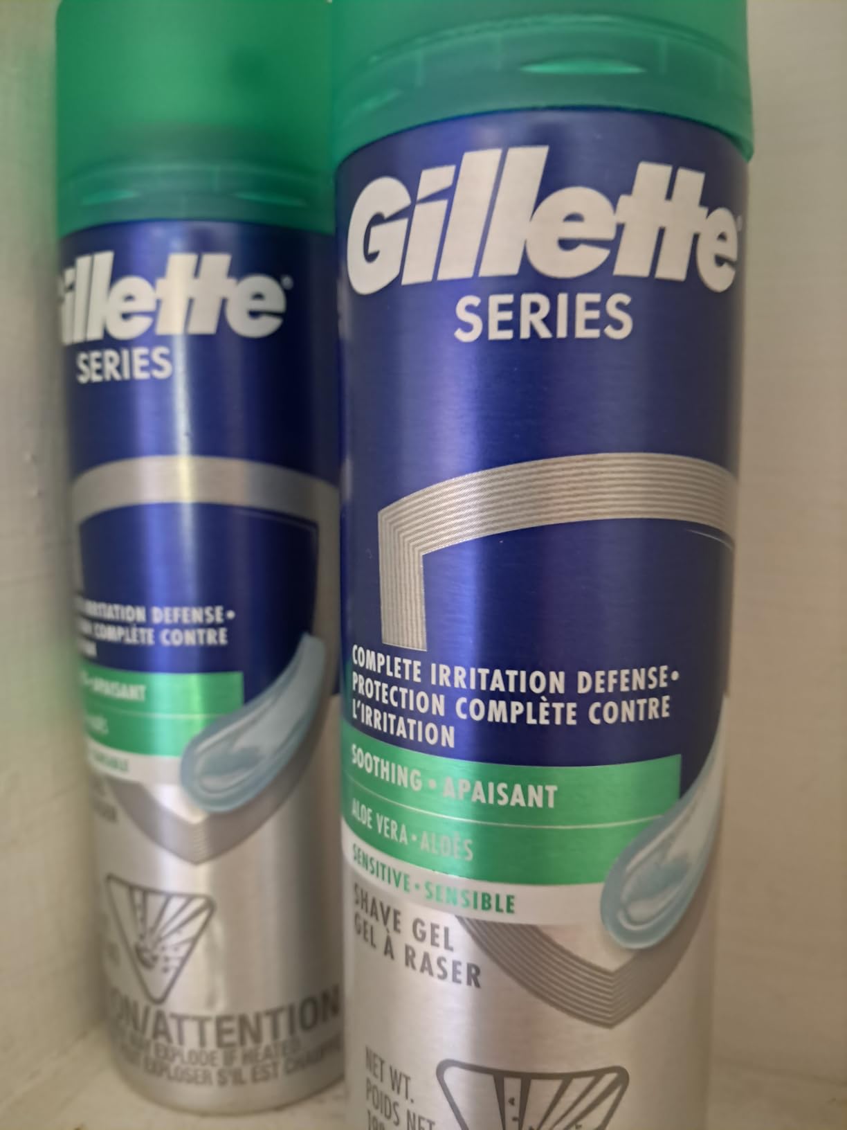 Gillette Series 3X Action Shave Gel, Sensitive Twin Pack, 7 Oz (Pack of 2) customer photo 1