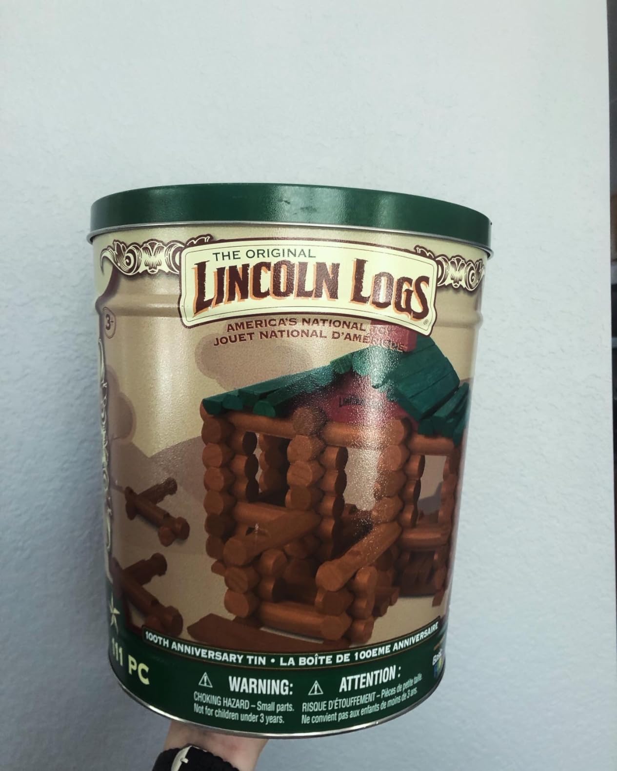 Lincoln Logs 100th Anniversary Tin customer photo 2