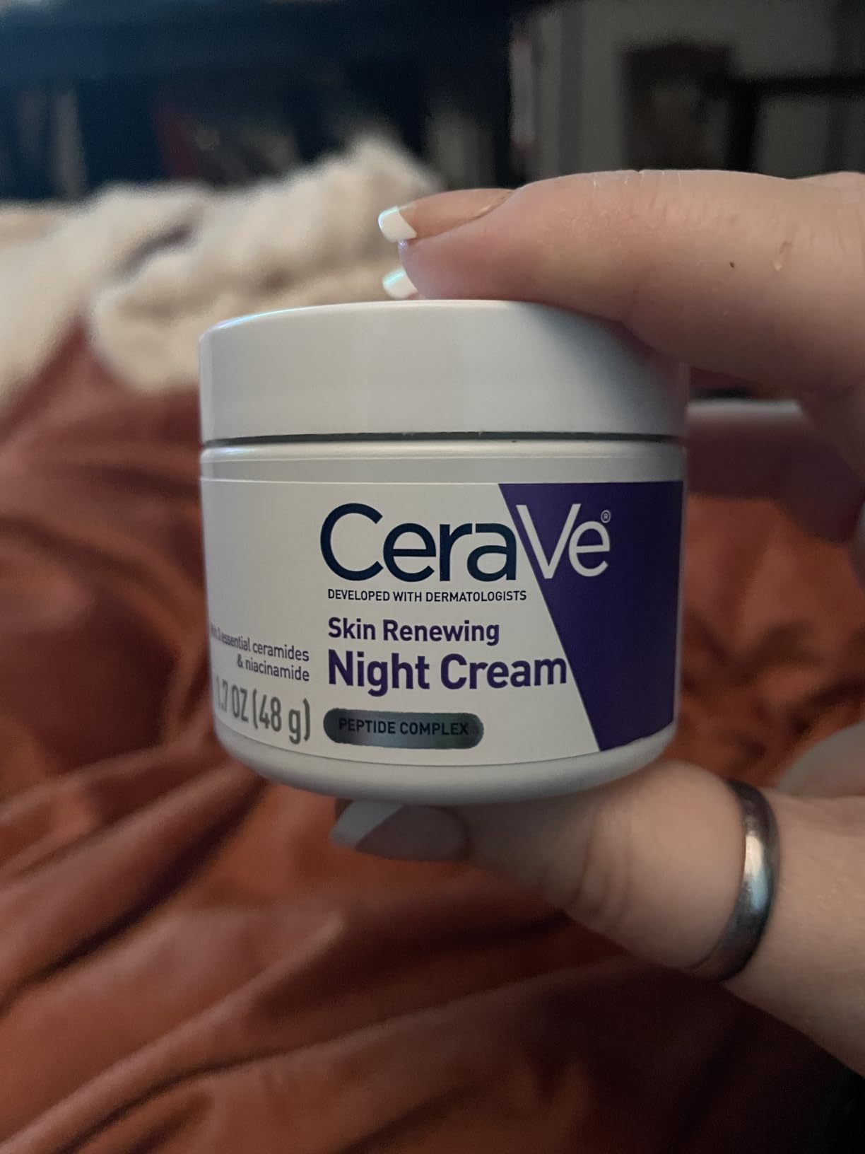 CeraVe Night Cream, Face Moisturizer, Skin Care for Dry Skin, 1.7oz customer photo 1