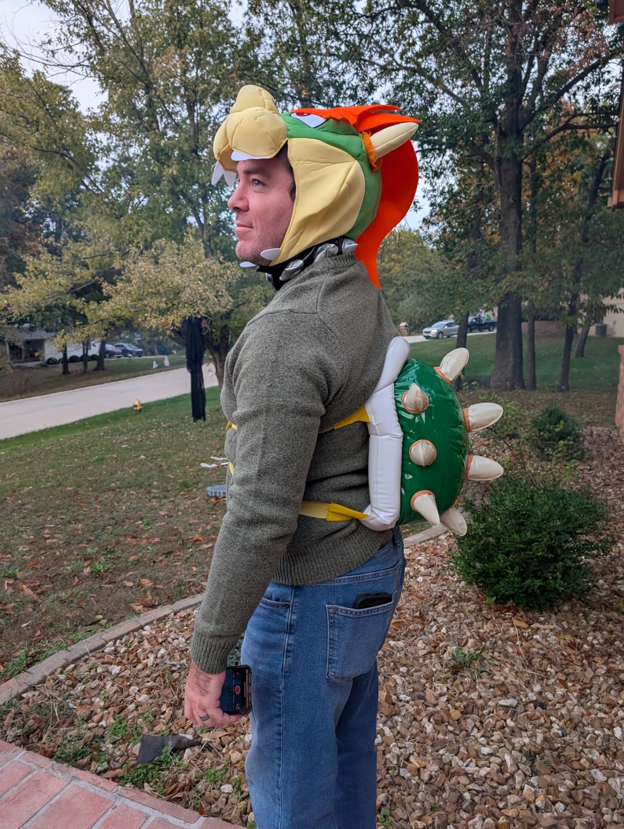 Disguise Men's Bowser Kit - Adult customer photo 2