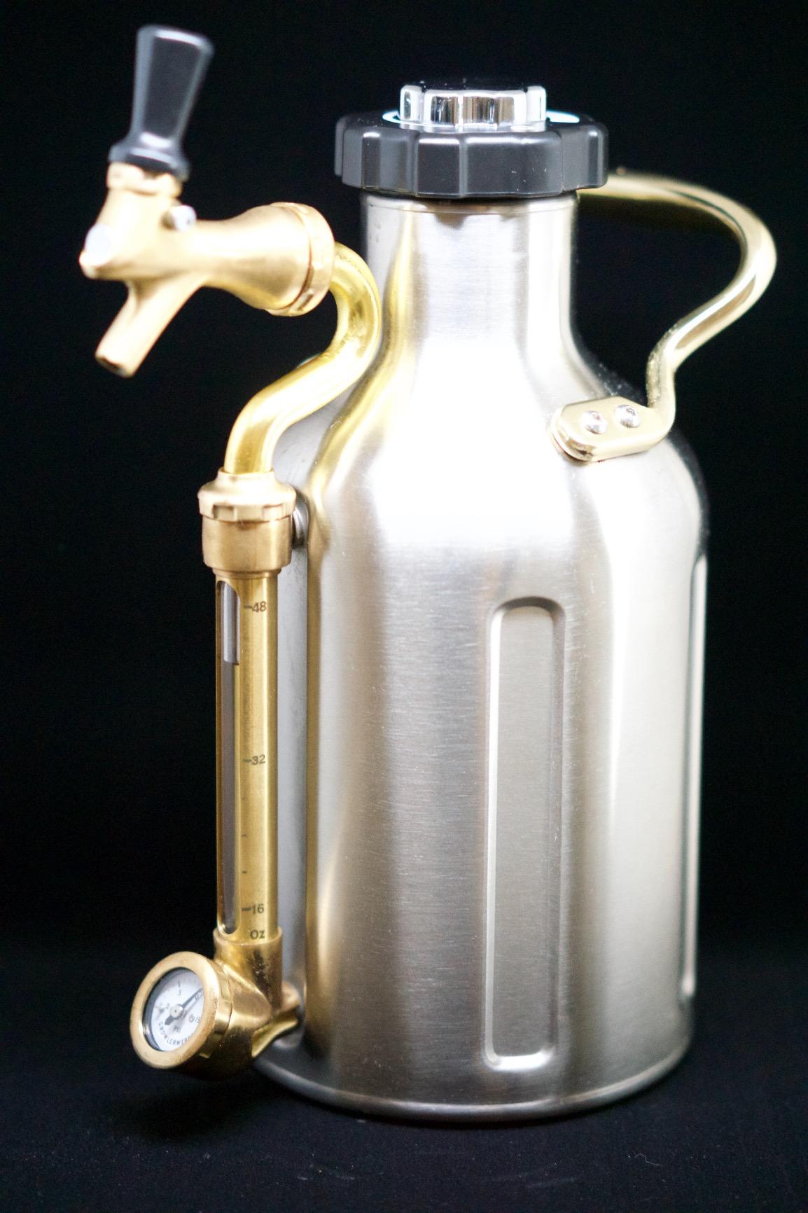 GrowlerWerks uKeg Carbonated Growler-Great Gift for Beer Lovers, 64 oz, Stainless Steel customer photo 1