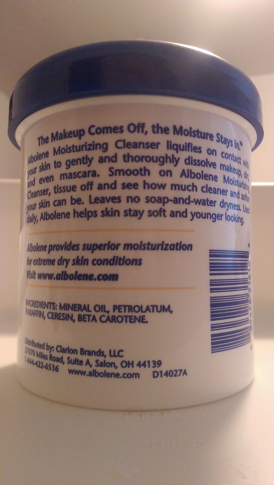 Albolene Moisturizing Cleanser & Makeup Remover, Fragrance-Free, 12 oz customer photo 1