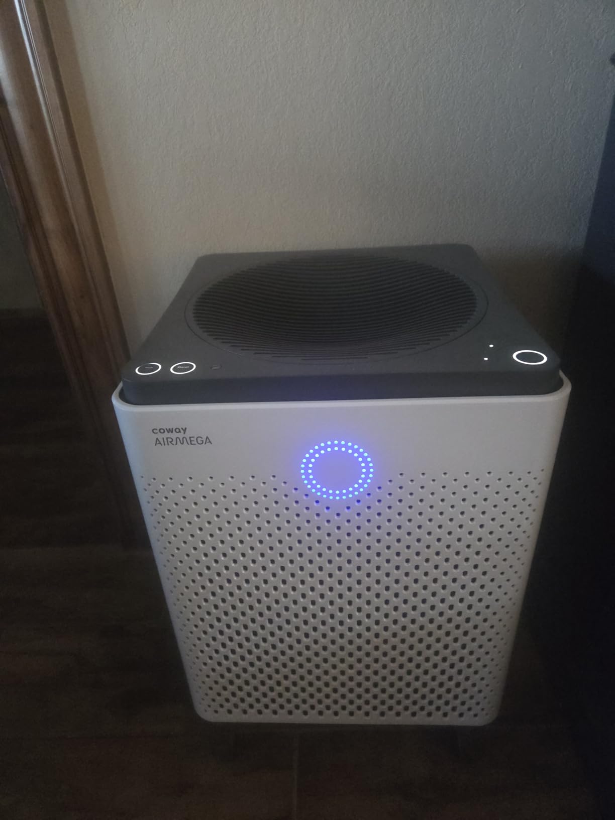 COWAY Air Purifier for Home Up to 3,120ft², Washable Pre-Filter and HEPA Filter for Smoke, Allergies, Pet Dander, Odor, AQI, Auto & Sleep Mode, Timer, 5yr Warranty, Airmega 400 White, AP-2015F customer photo 2