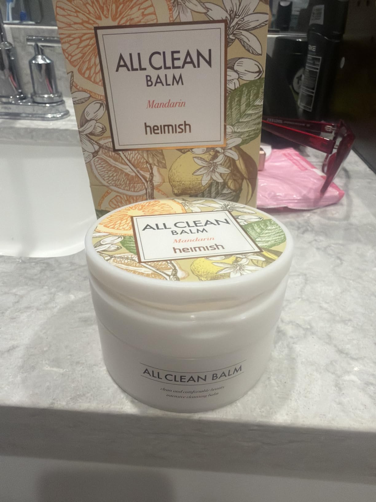 HEIMISH All Clean Balm, Cleansing Balm, Waterproof Eye Makeup Remover, Oil Cleanser, Face Wash, Double Facial Cleanse, Vegan, For All Skin Types, Korean Skincare, 4.0 fl oz / 120ml customer photo 1