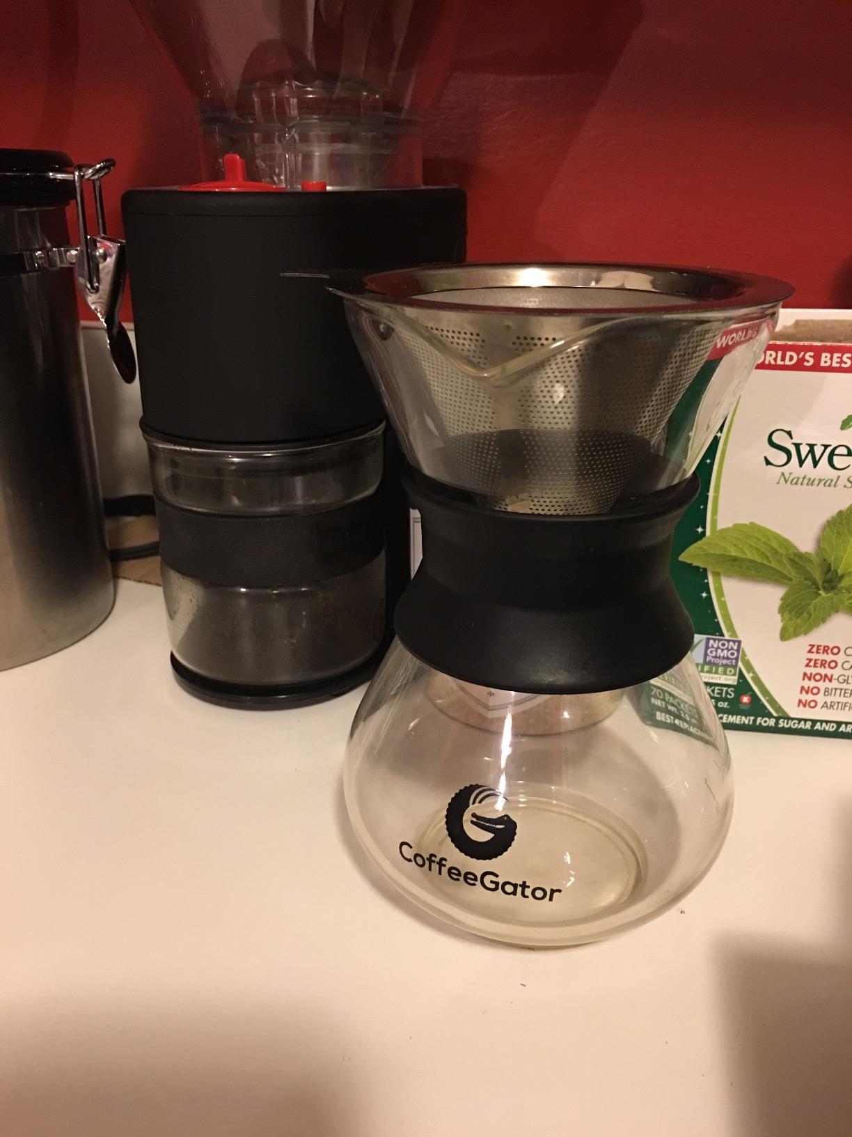 Coffee Gator Pour Over Coffee Maker - 27oz customer photo 1