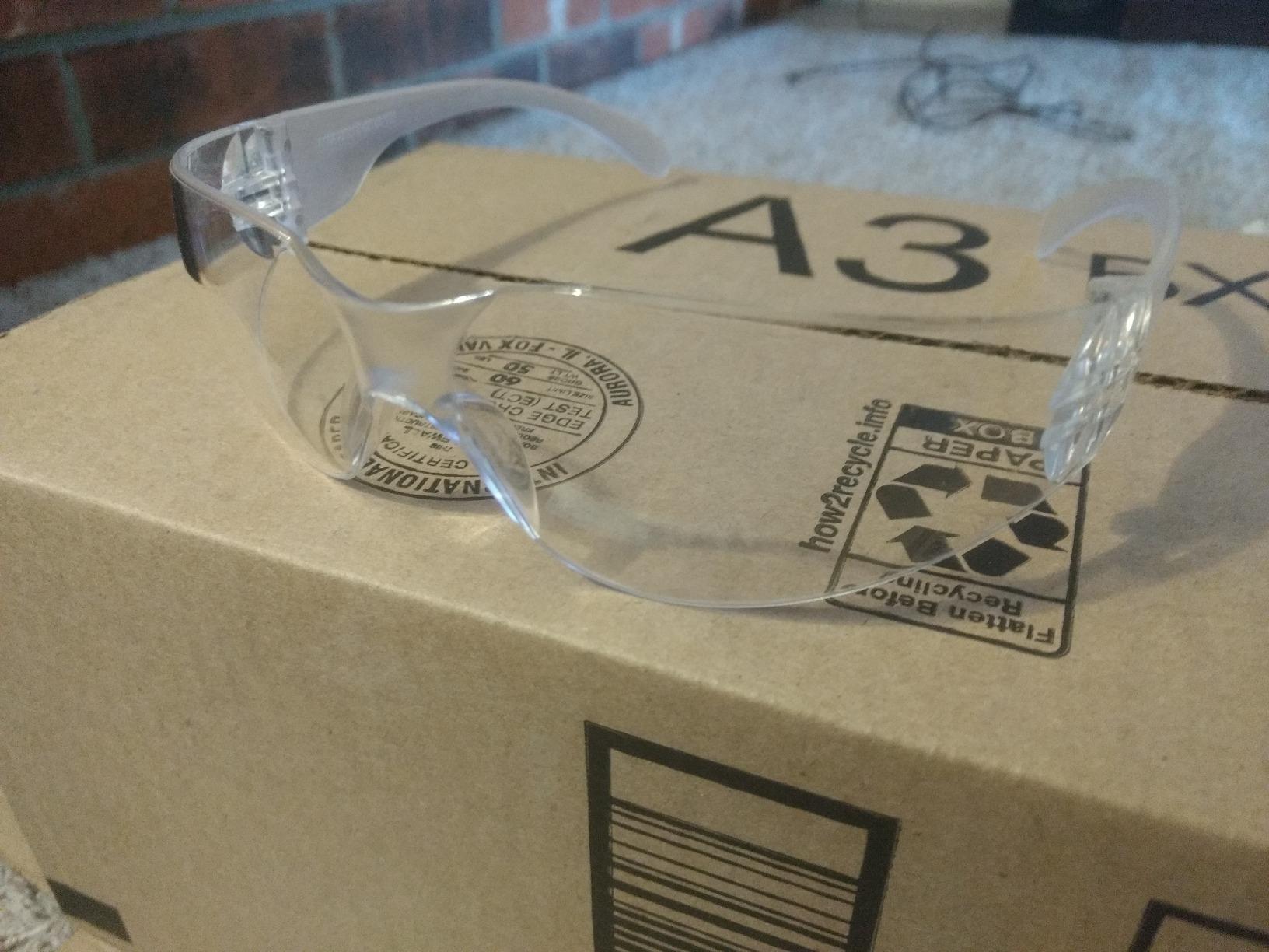 BISON LIFE Clear Safety Glasses for Men & Women, ANSI Z87.1 Certified,12Pk customer photo 2